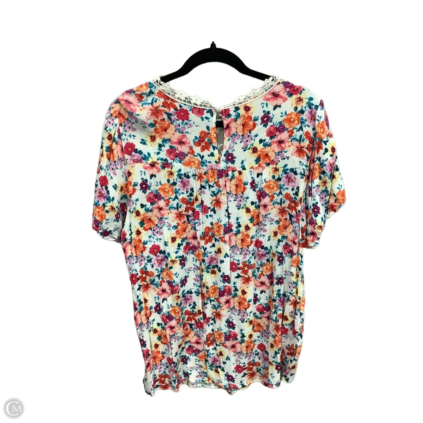 Top Short Sleeve By Torrid In Floral Print, Size: 2x