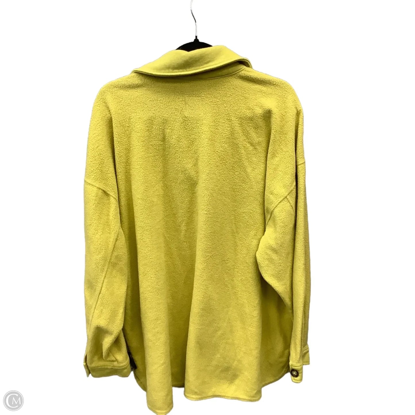 Jacket Shirt By Wild Fable In Yellow, Size: Xxl