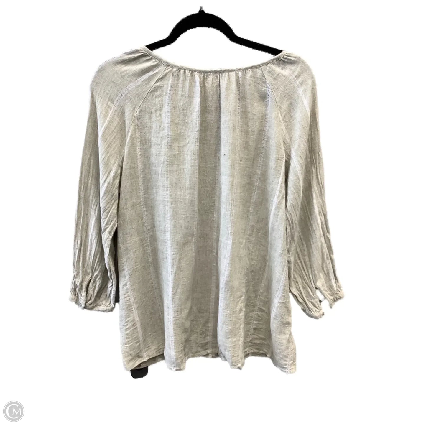 Top Long Sleeve By Merona In Grey, Size: M