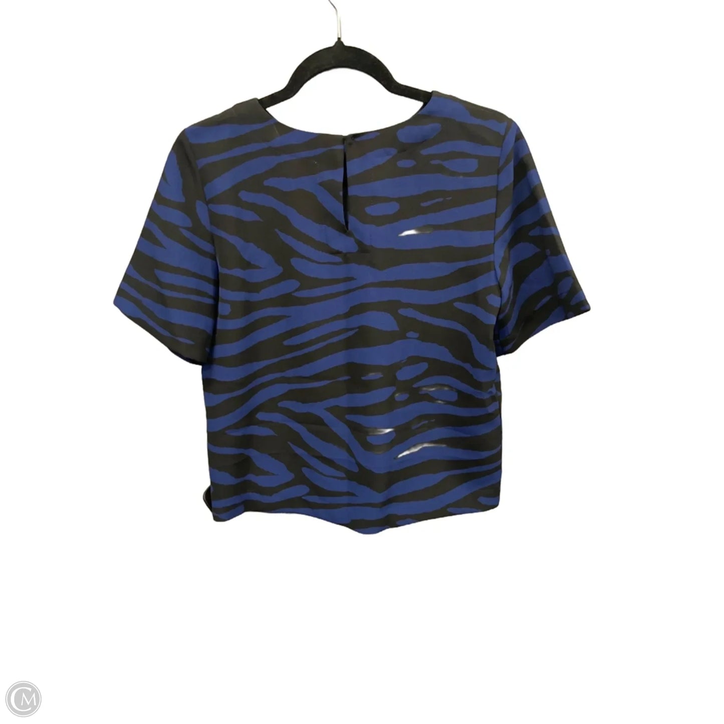 Top Short Sleeve By Loft In Blue, Size: Xs