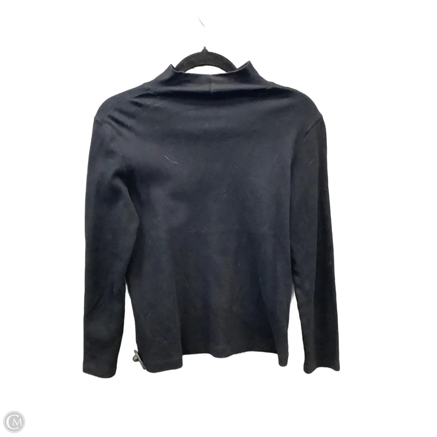 Top Long Sleeve By Croft And Barrow In Black, Size: S