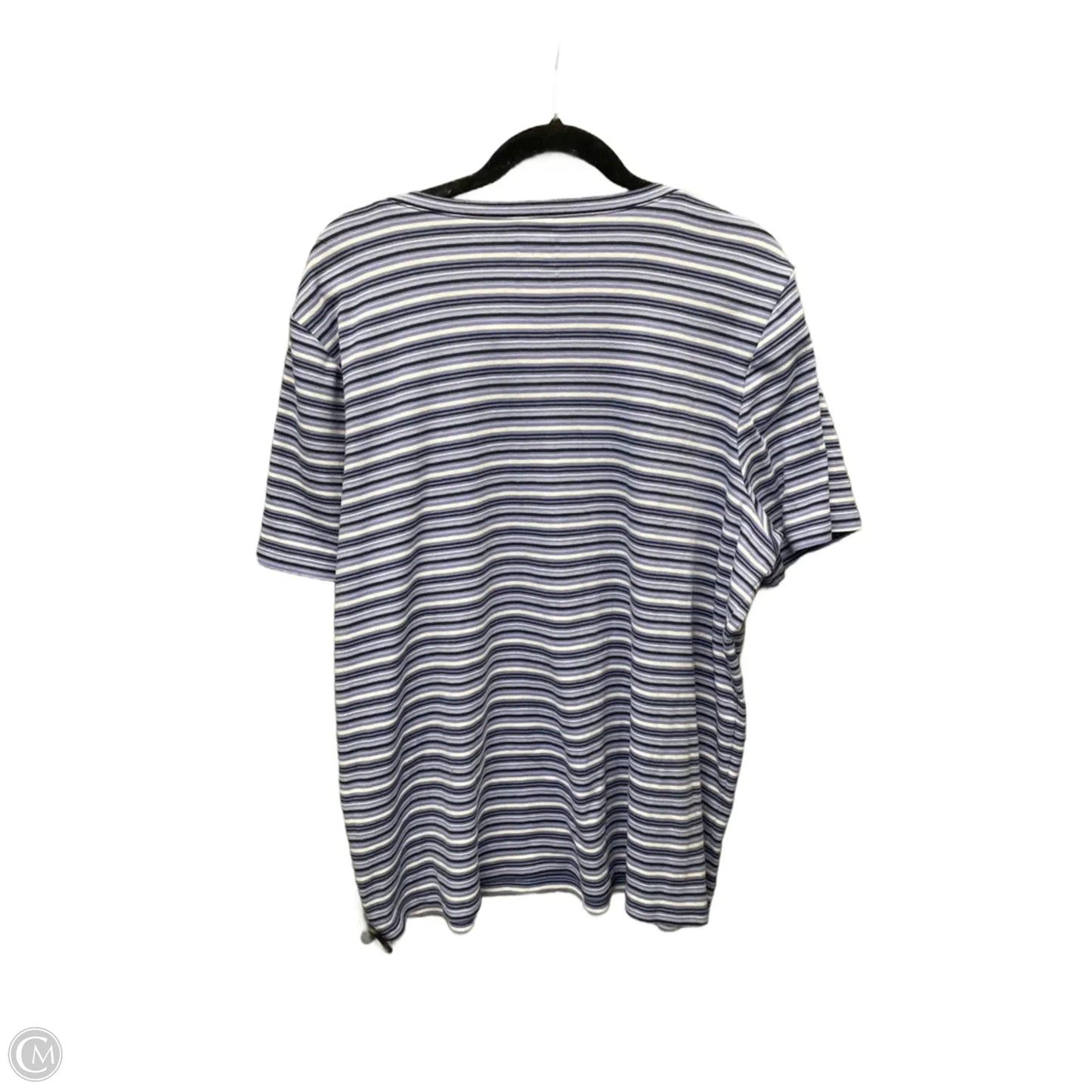Top Short Sleeve By Clothes Mentor In Striped Pattern, Size: 2x