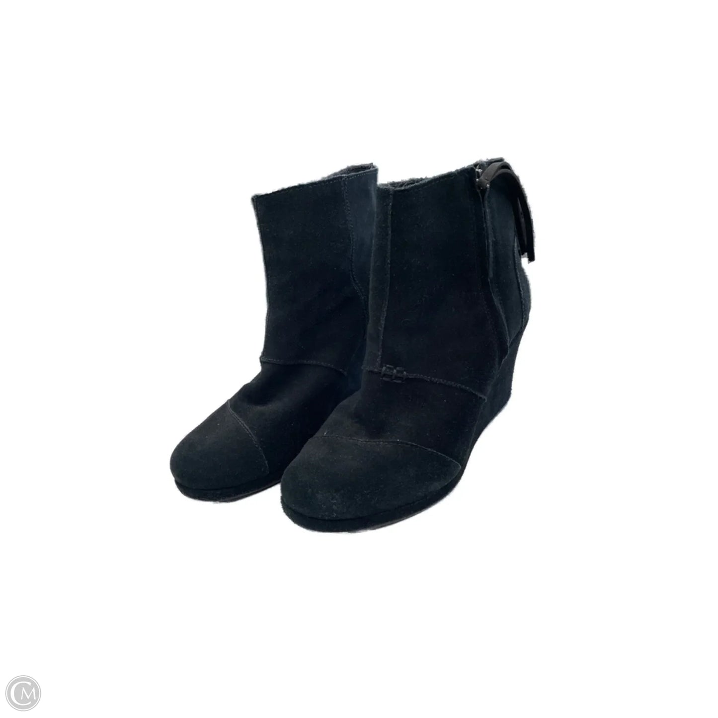 Boots Ankle Heels By Toms In Black, Size: 9