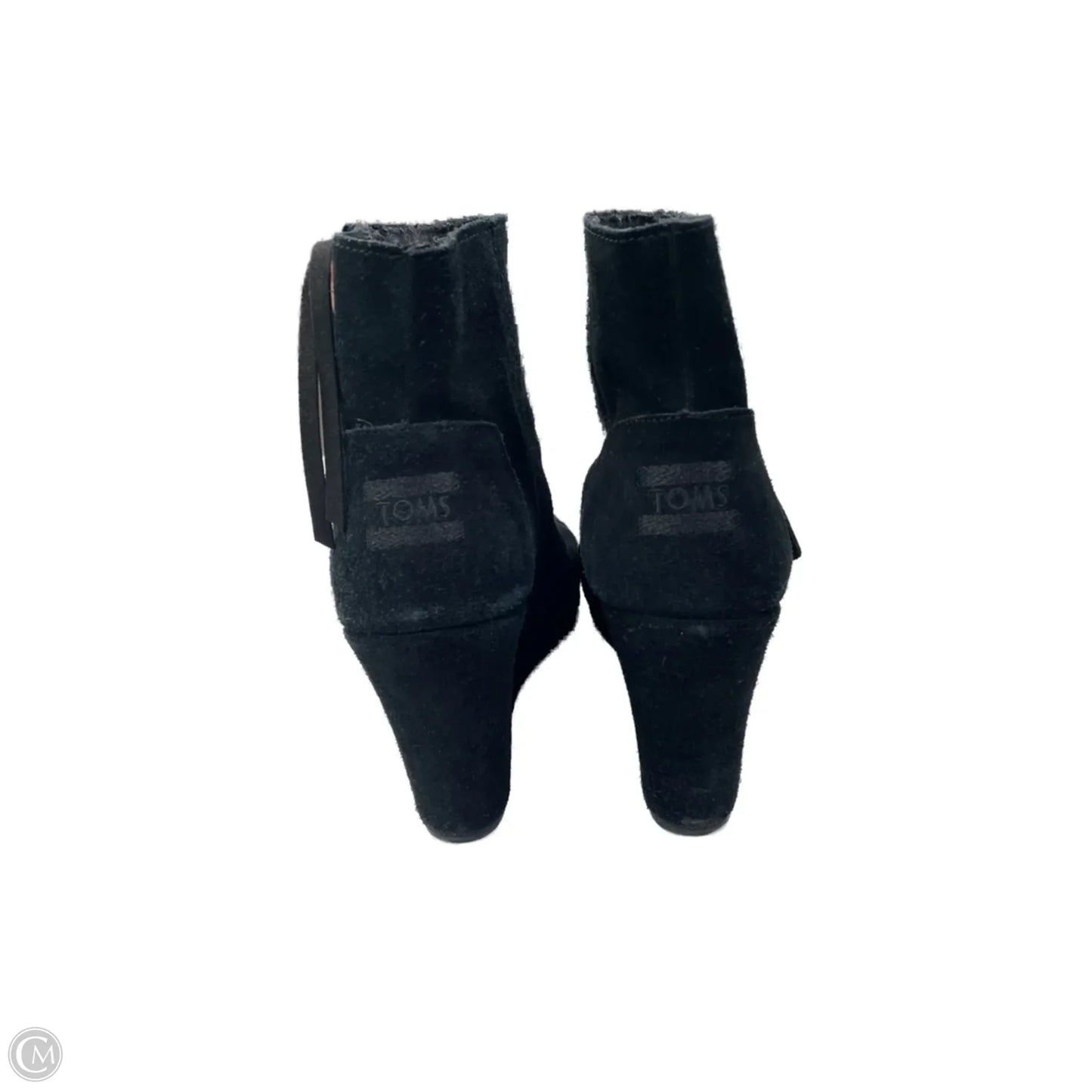 Boots Ankle Heels By Toms In Black, Size: 9