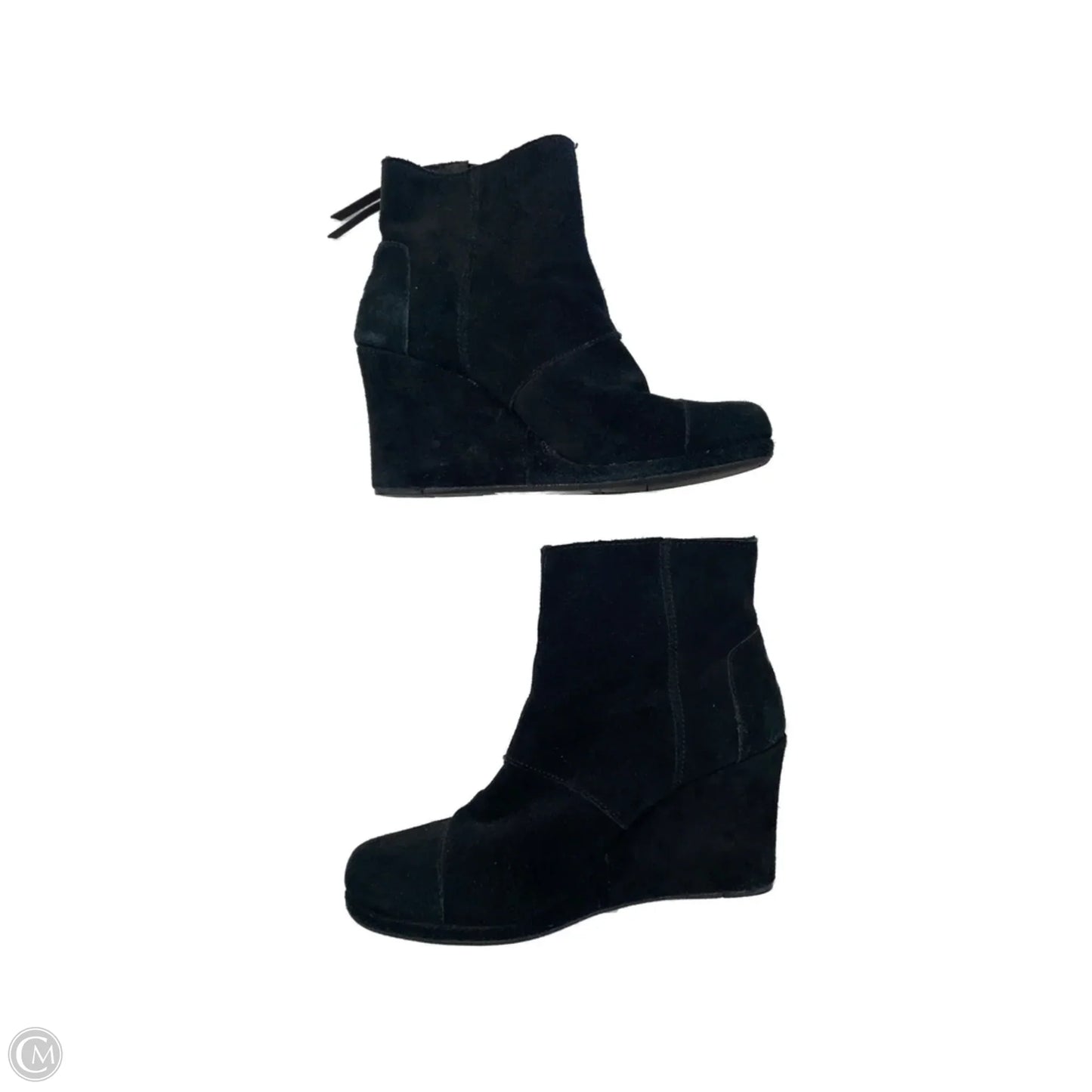 Boots Ankle Heels By Toms In Black, Size: 9