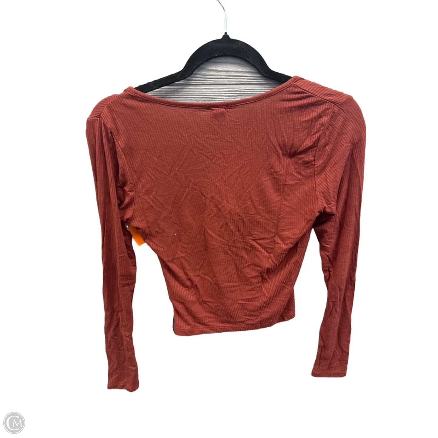 Top Long Sleeve By Garage In Red, Size: M
