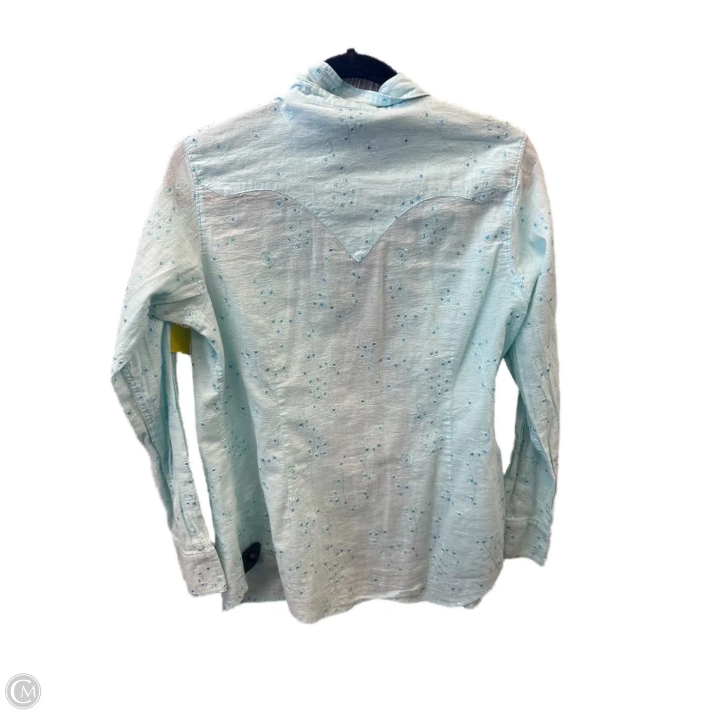 Top Long Sleeve By Ariat In Blue, Size: L