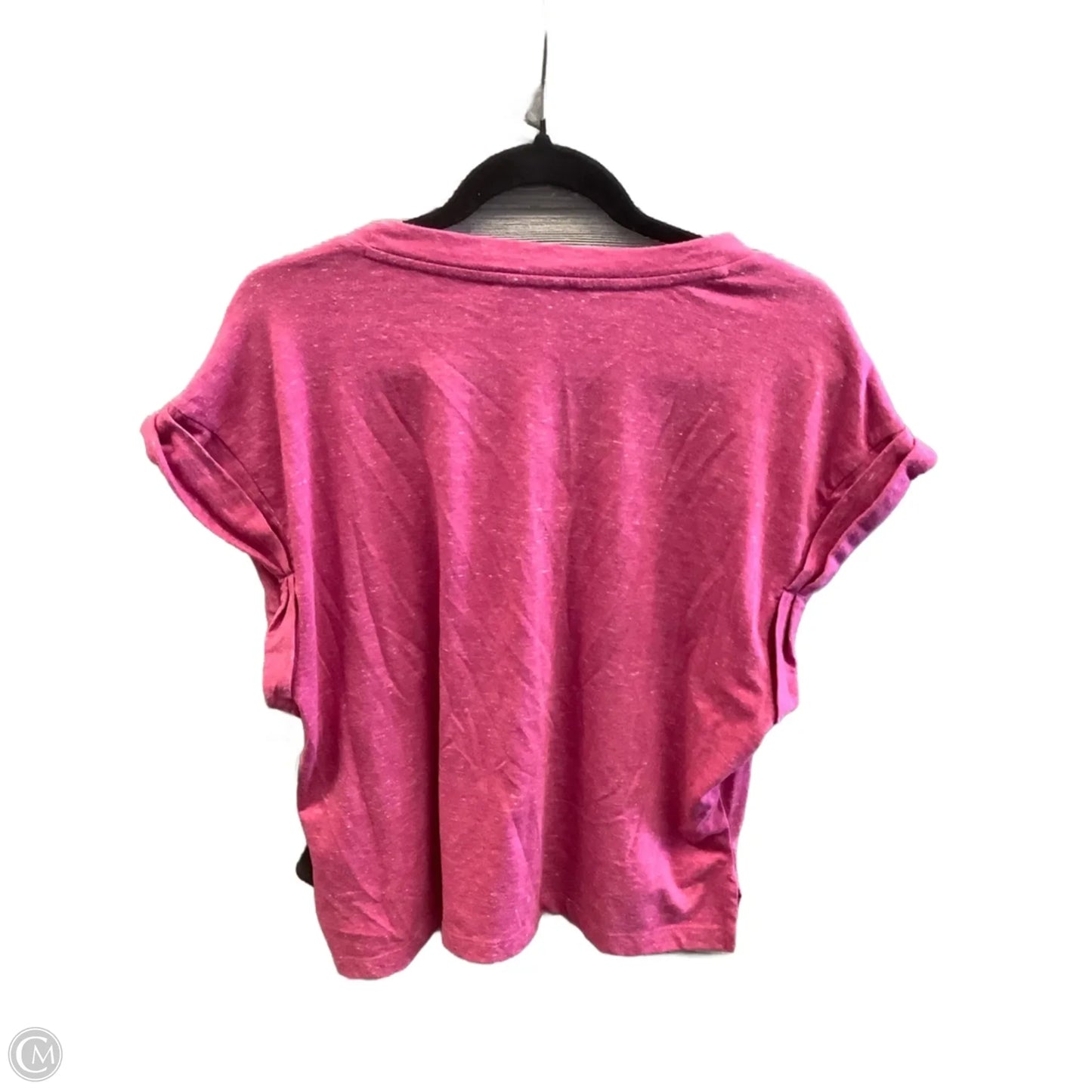 Top Short Sleeve Basic By Jessica Simpson In Pink, Size: Xl