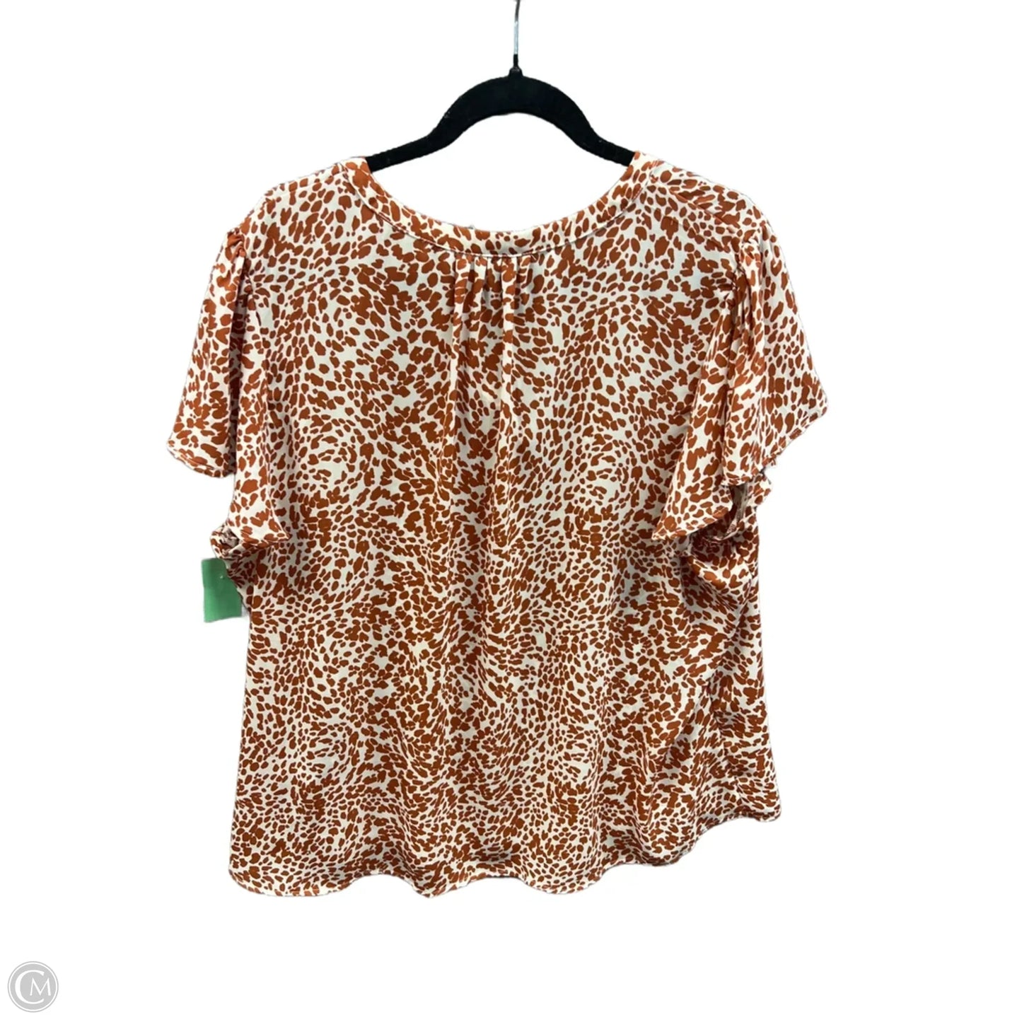 Top Short Sleeve By Maurices In Orange, Size: 2x