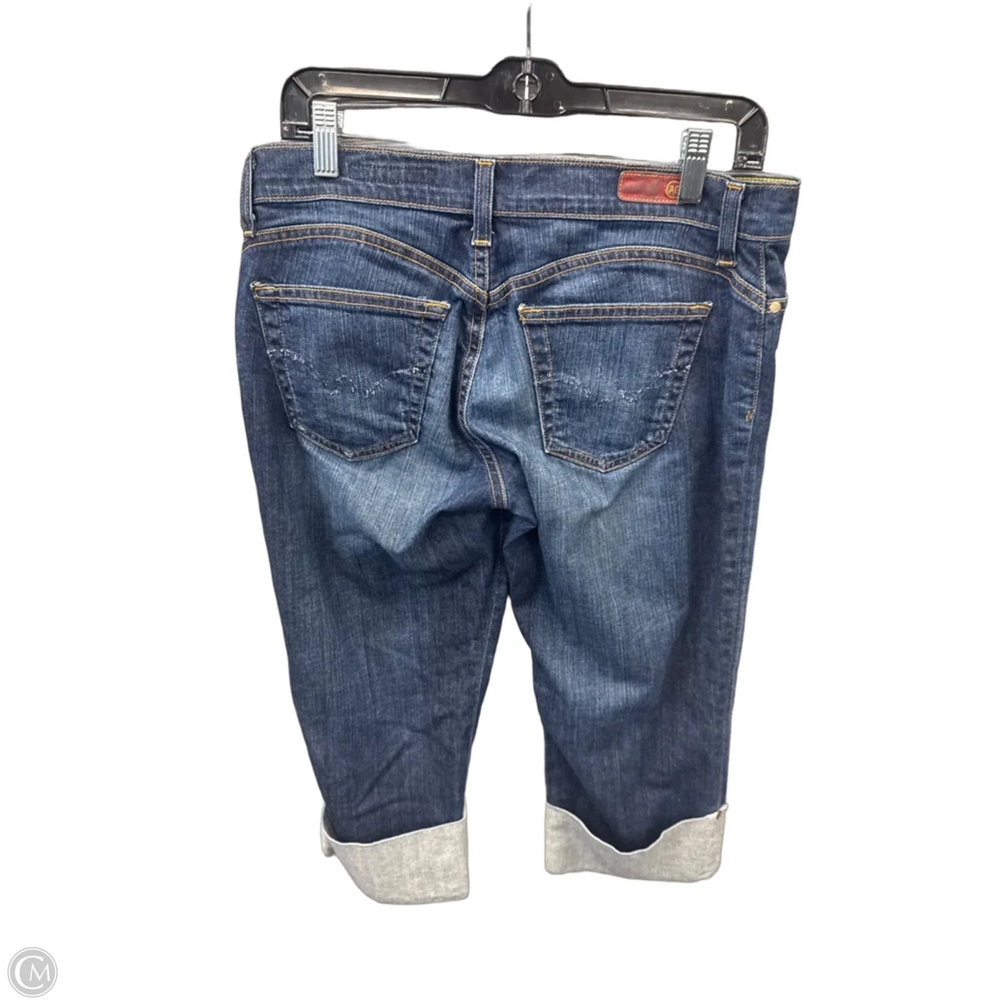 Capris By Adriano Goldschmied In Blue Denim, Size: 12