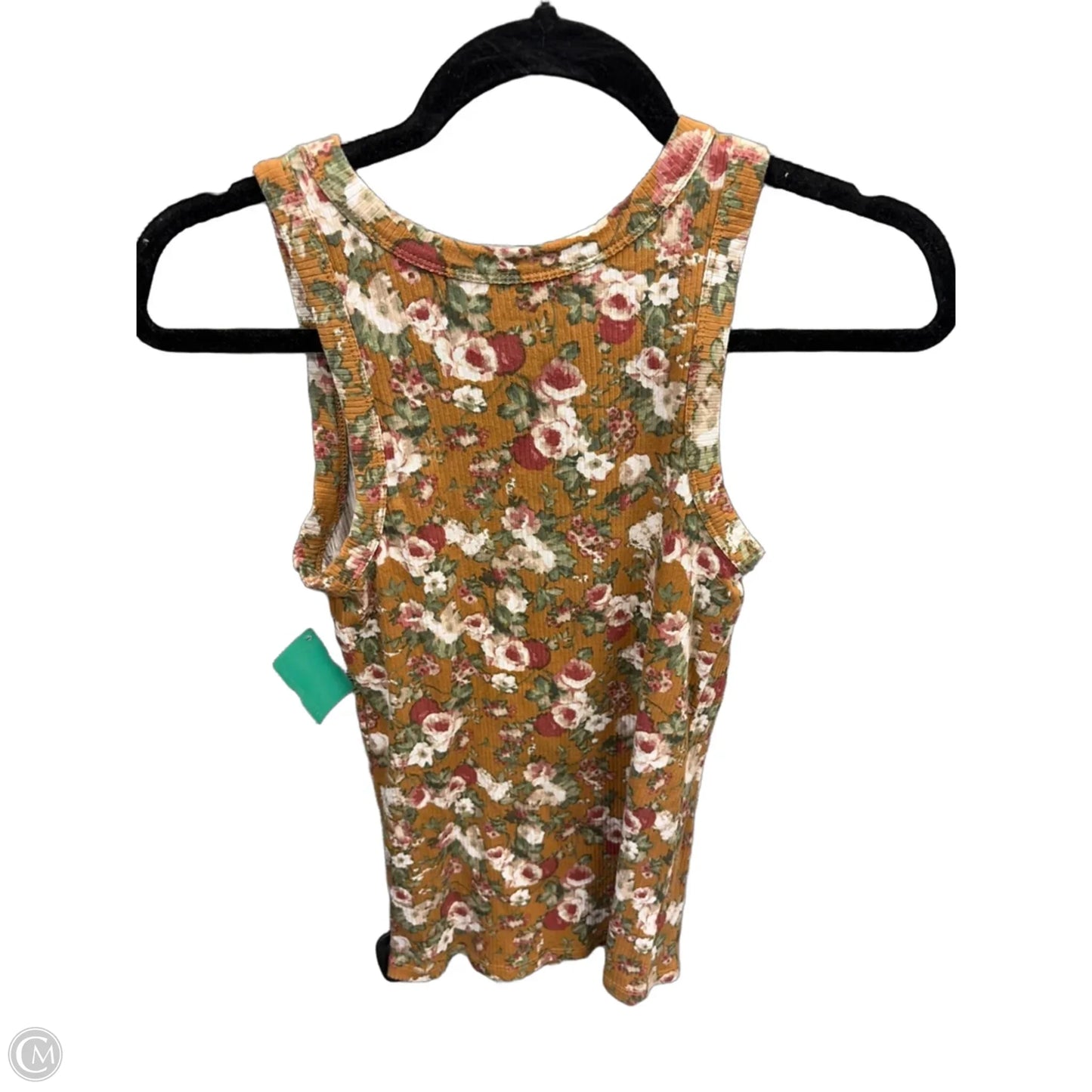 Top Sleeveless By Maurices In Floral Print, Size: M