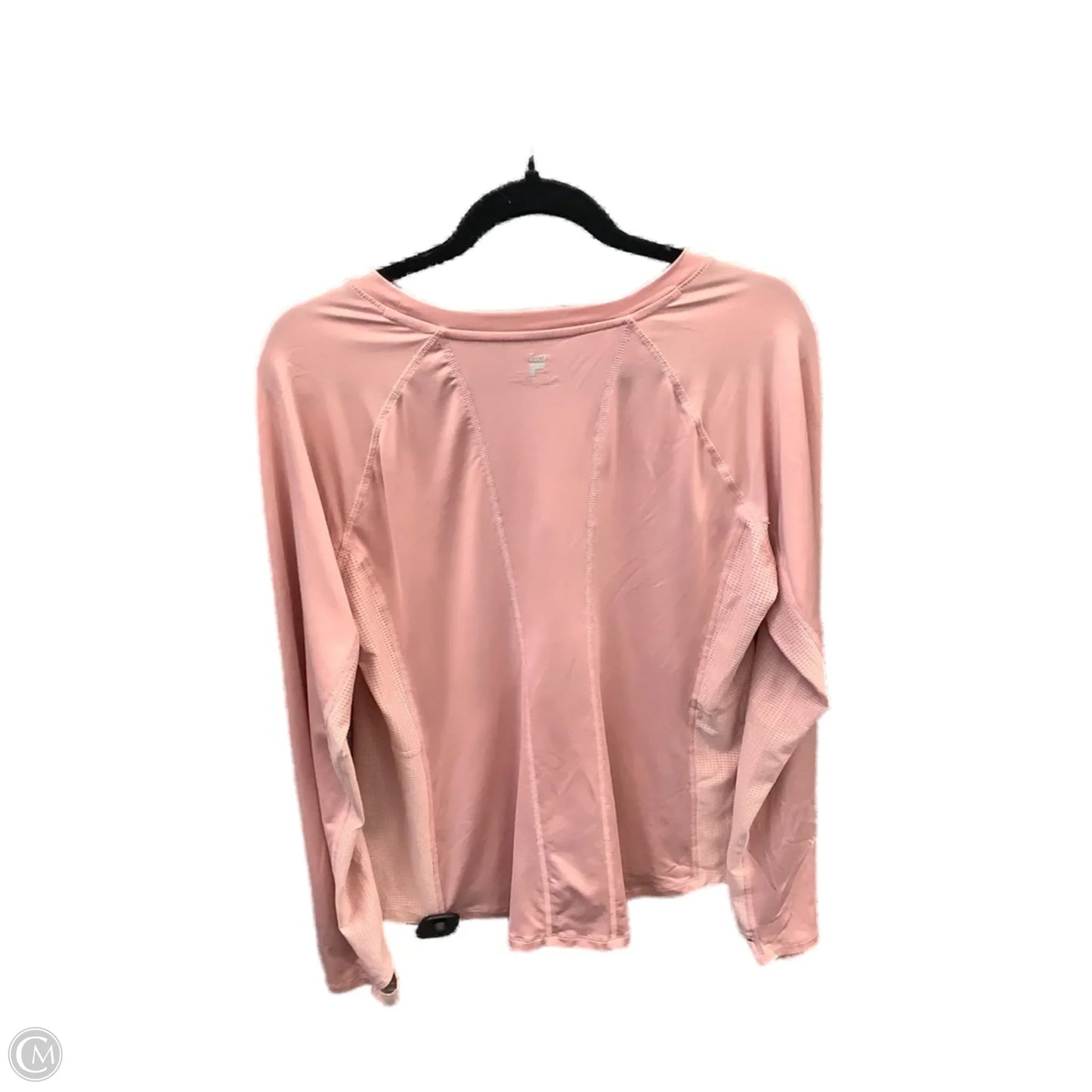Athletic Top Long Sleeve Crewneck By Fila In Pink, Size: Xl
