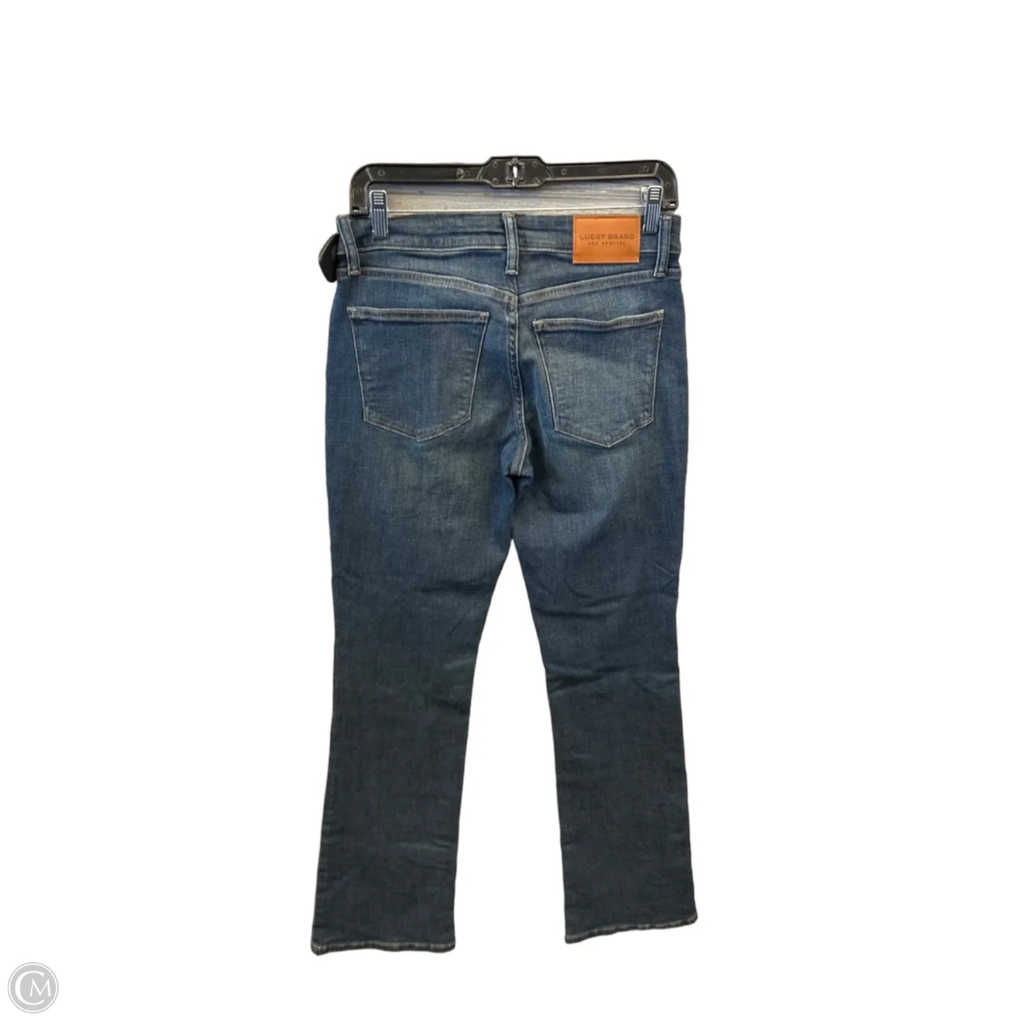 Jeans Straight By Lucky Brand In Blue Denim, Size: 6