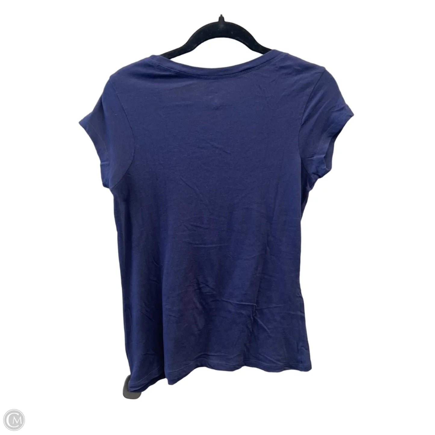Top Short Sleeve By Clothes Mentor In Blue, Size: M