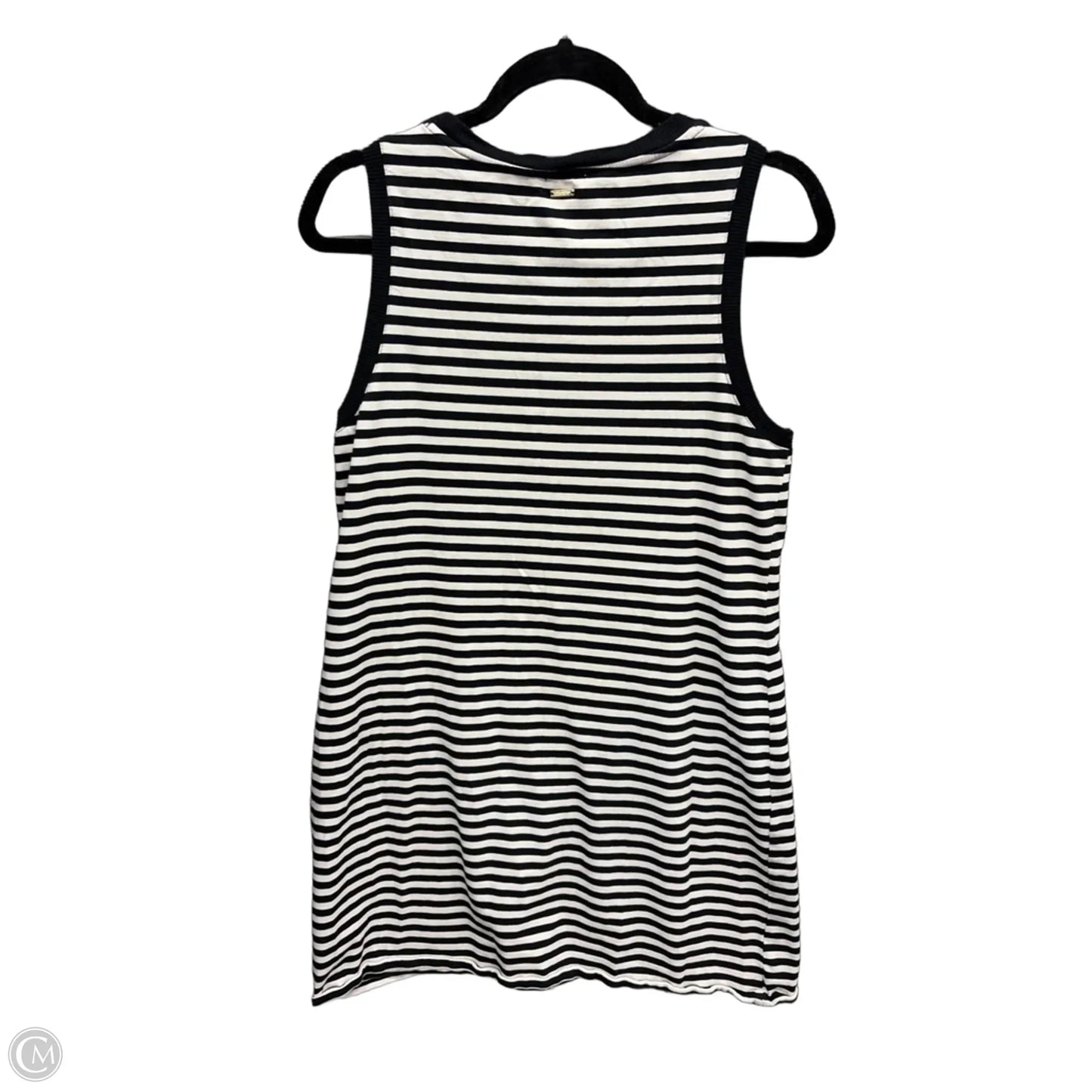 Dress Casual Short By Dkny In Striped Pattern, Size: L