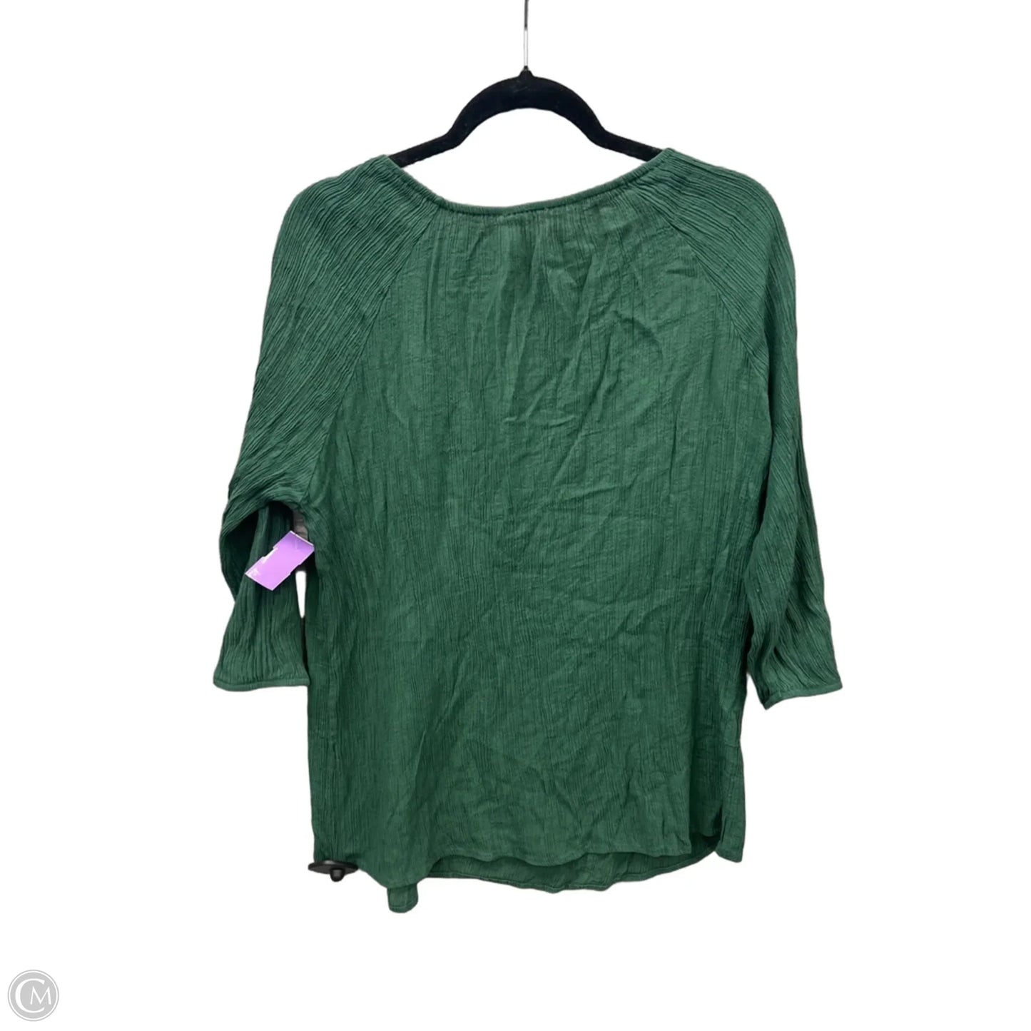 Top 3/4 Sleeve By Siren Lily In Green, Size: 3x