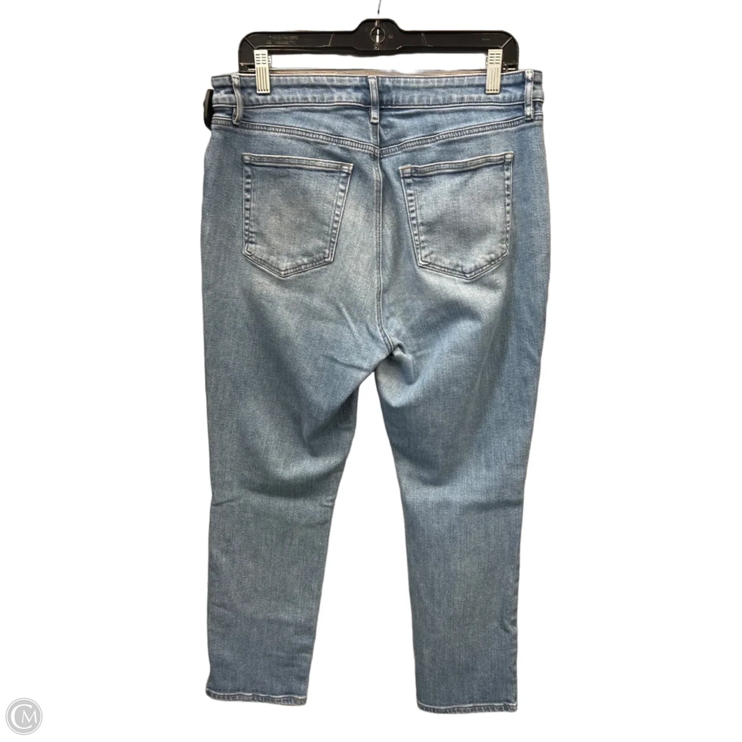 Jeans Skinny By Loft In Blue Denim, Size: 12