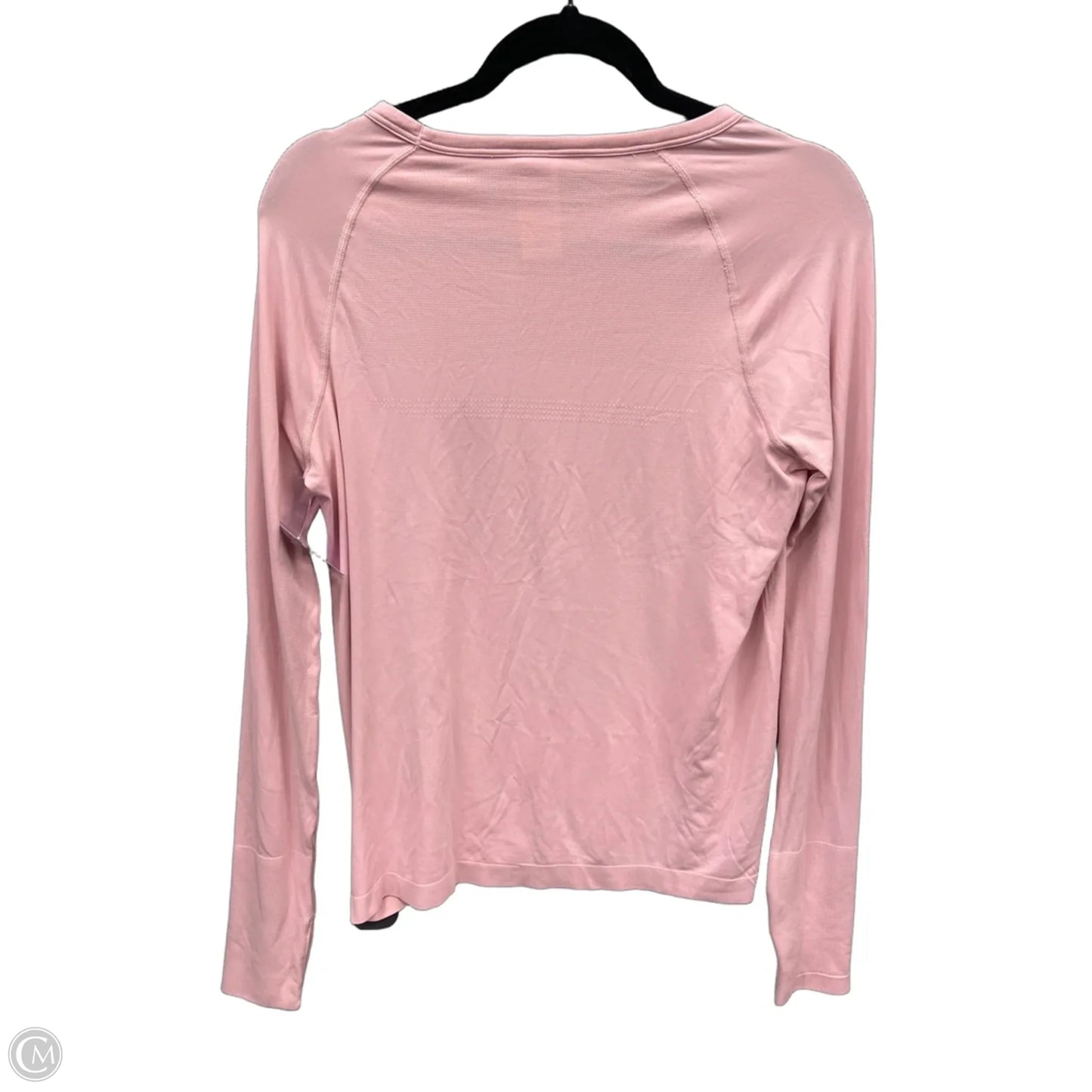 Athletic Top Long Sleeve Crewneck By Gym Shark In Pink, Size: S