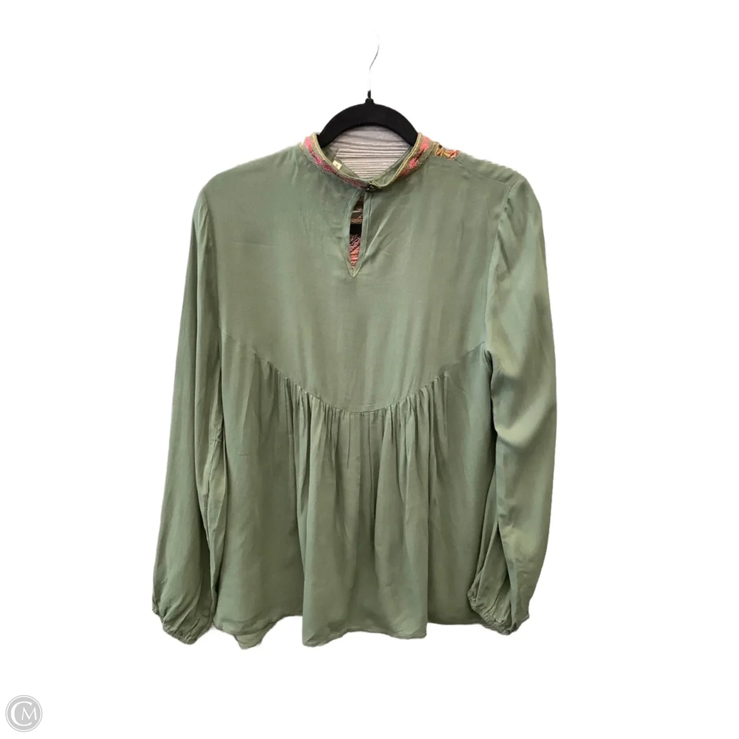 Top Long Sleeve By Entro In Green, Size: S
