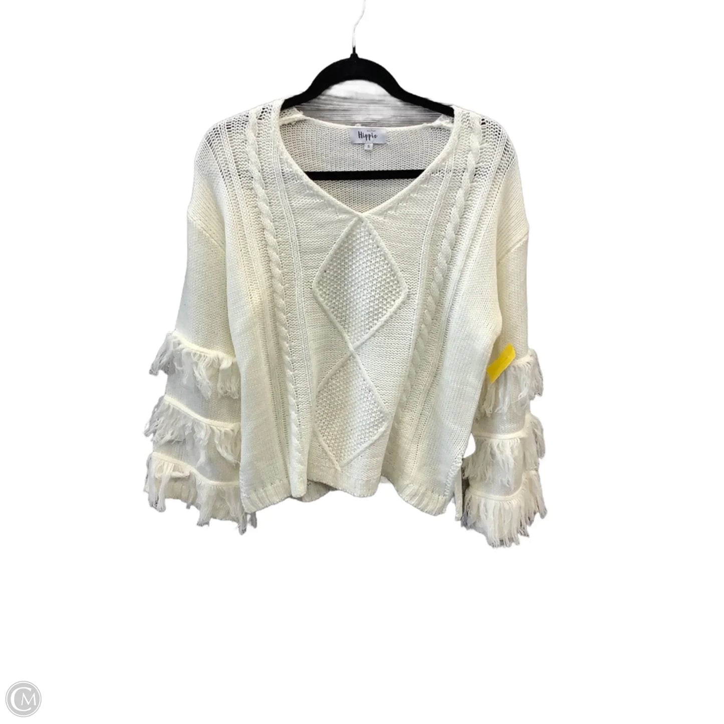 Sweater By Clothes Mentor In White, Size: S