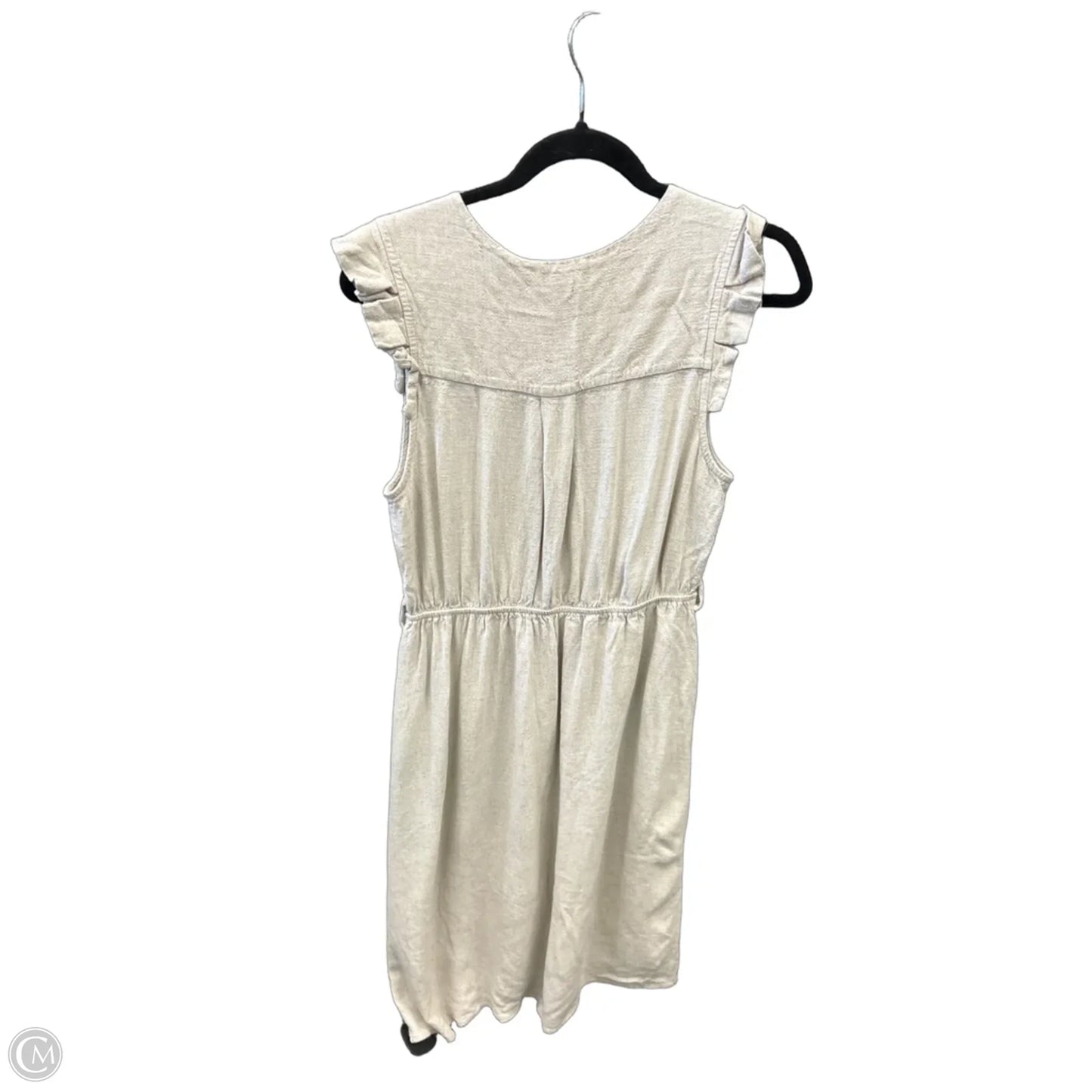 Dress Casual Midi By Monteau In Tan, Size: L