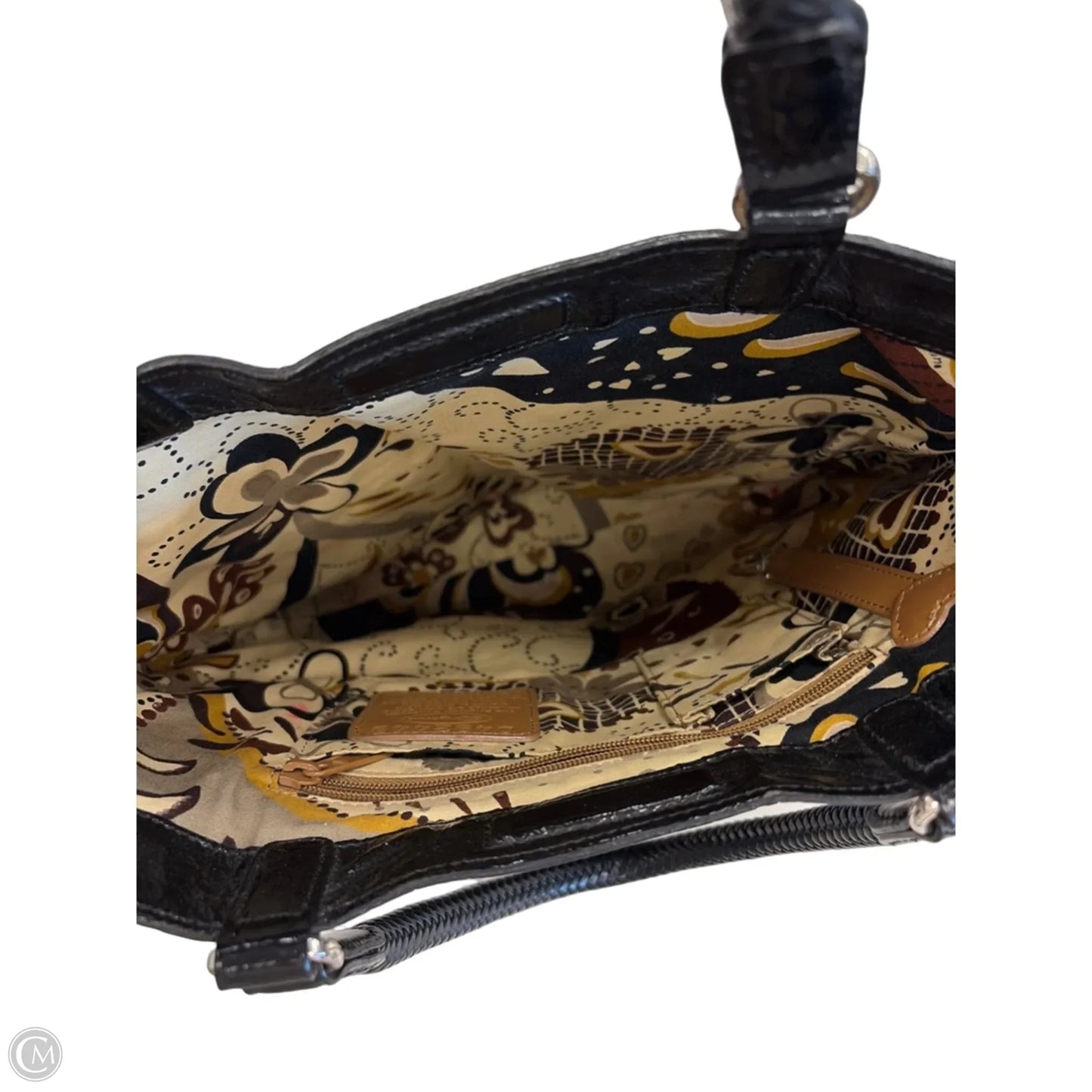 Handbag Leather By Brighton, Size: Medium
