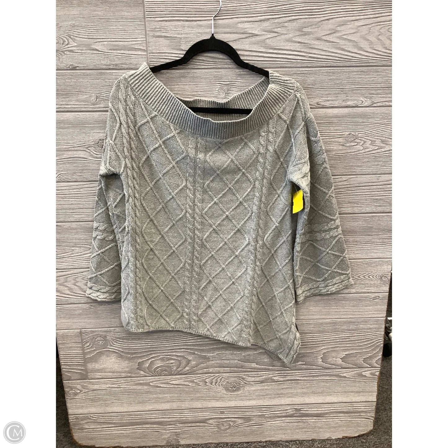 Sweater By Clothes Mentor In Grey, Size: S