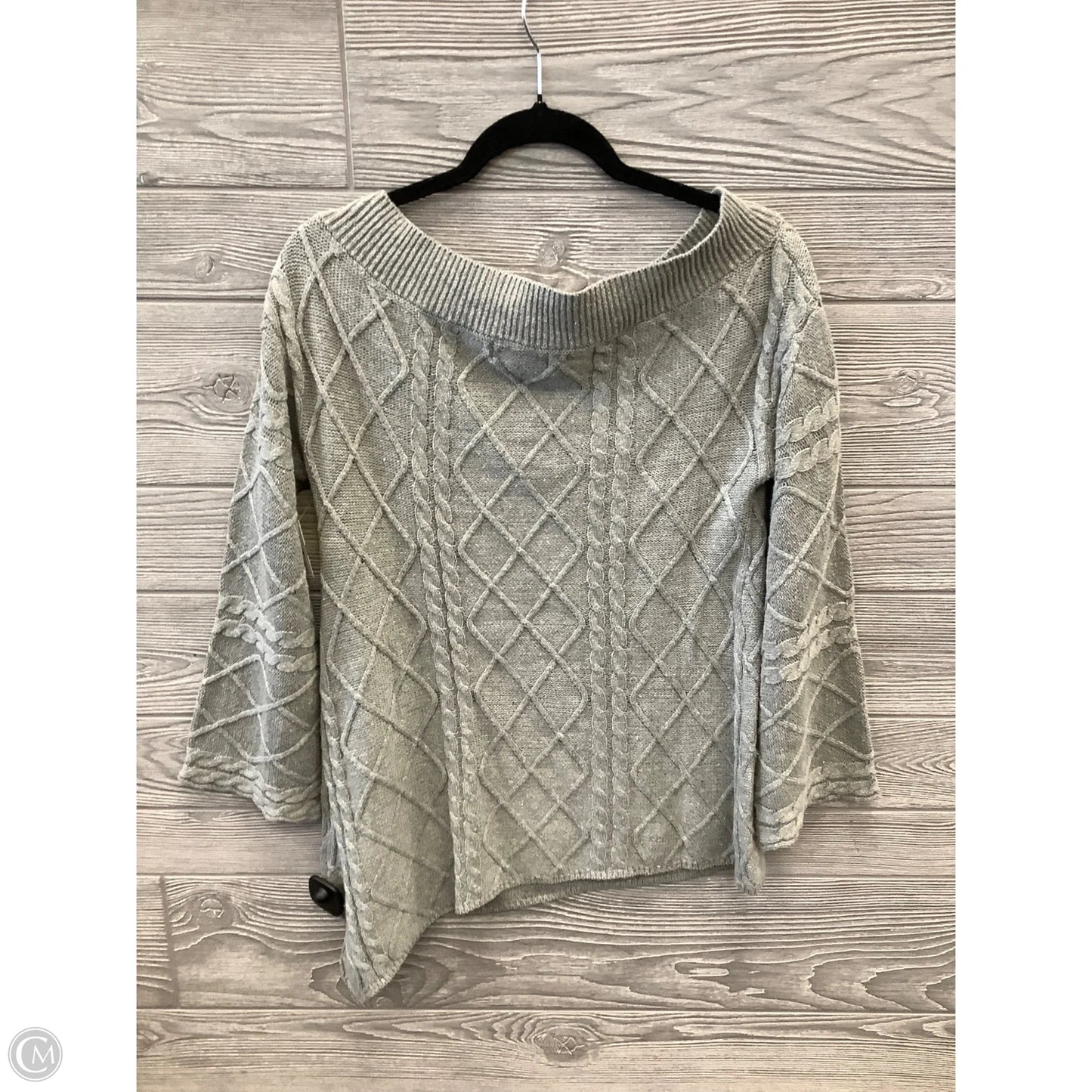 Sweater By Clothes Mentor In Grey, Size: S