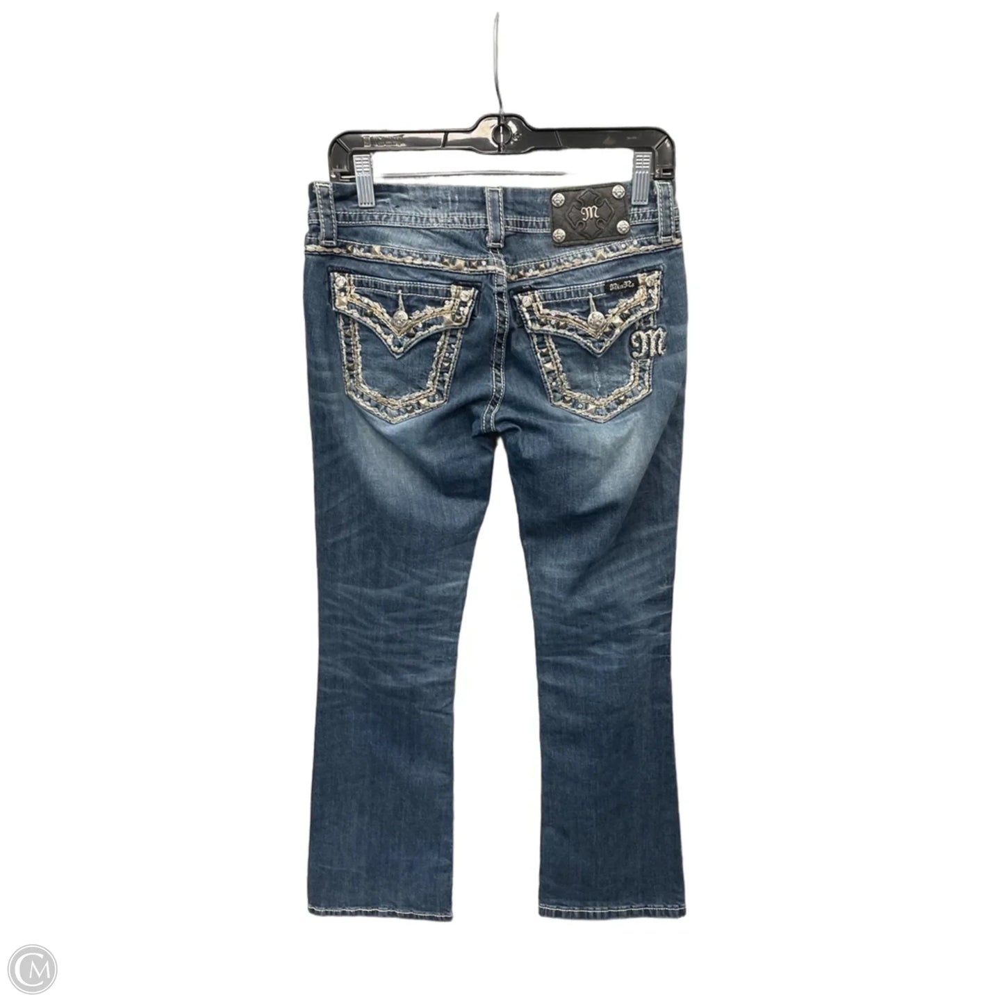 Jeans Boot Cut By Miss Me In Blue Denim, Size: 4
