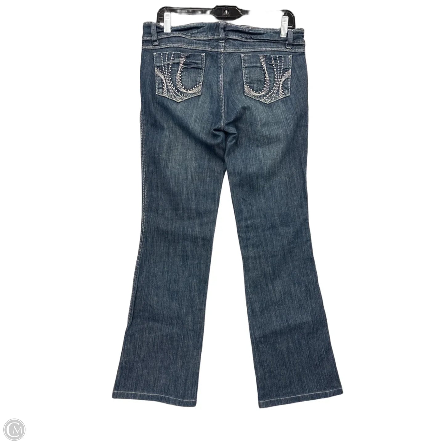 Jeans Flared By Clothes Mentor In Blue Denim, Size: 10