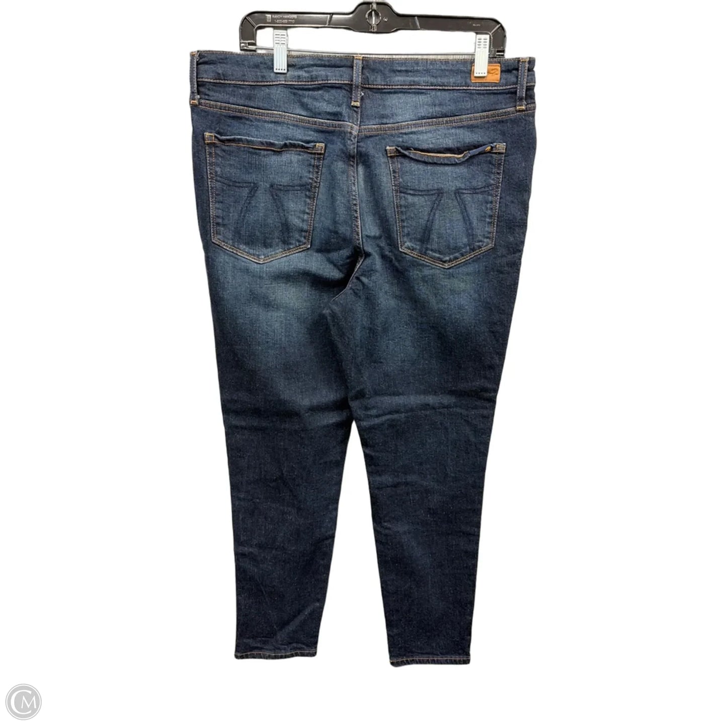 Jeans Skinny By Seven 7 In Blue Denim, Size: 16