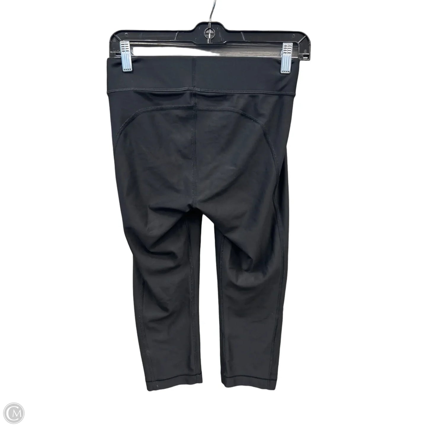 Athletic Leggings Capris By Under Armour In Black, Size: M