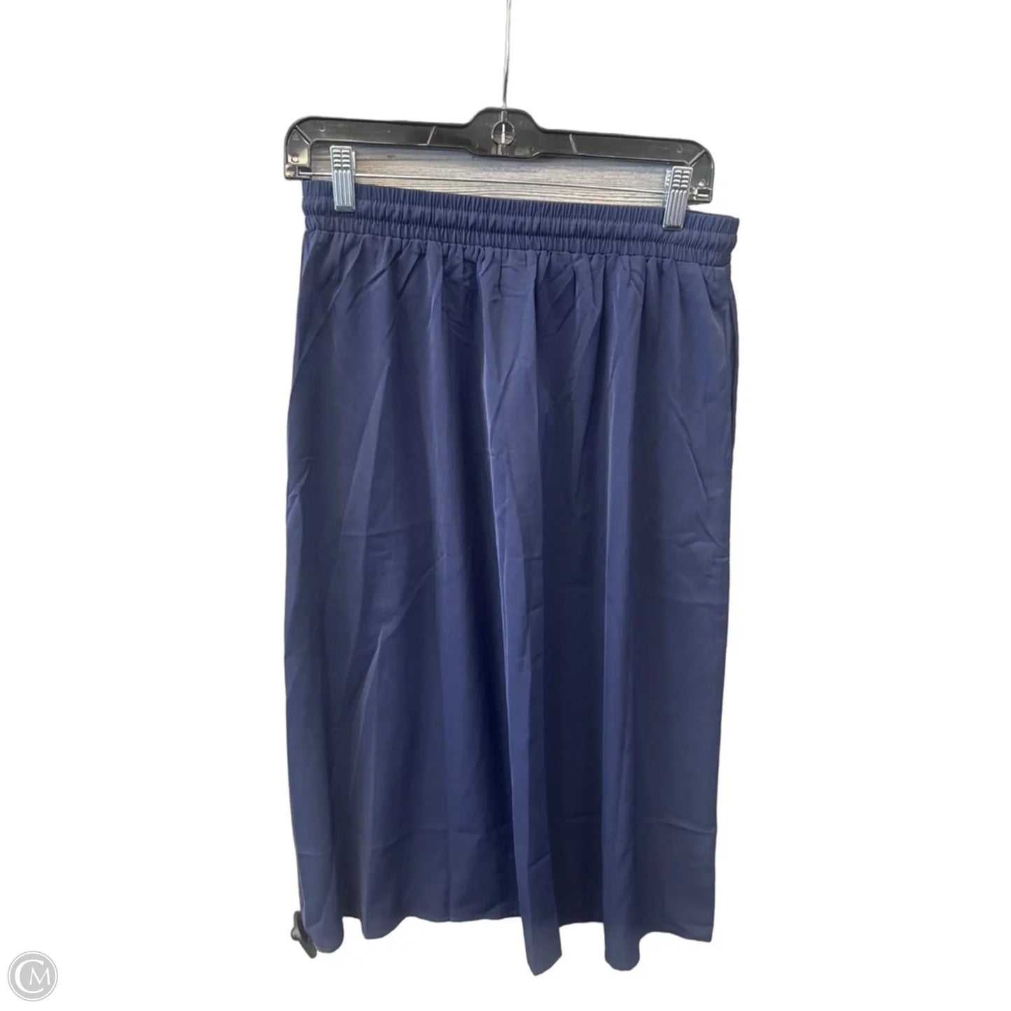 Skirt Midi By Clothes Mentor In Navy, Size: 8