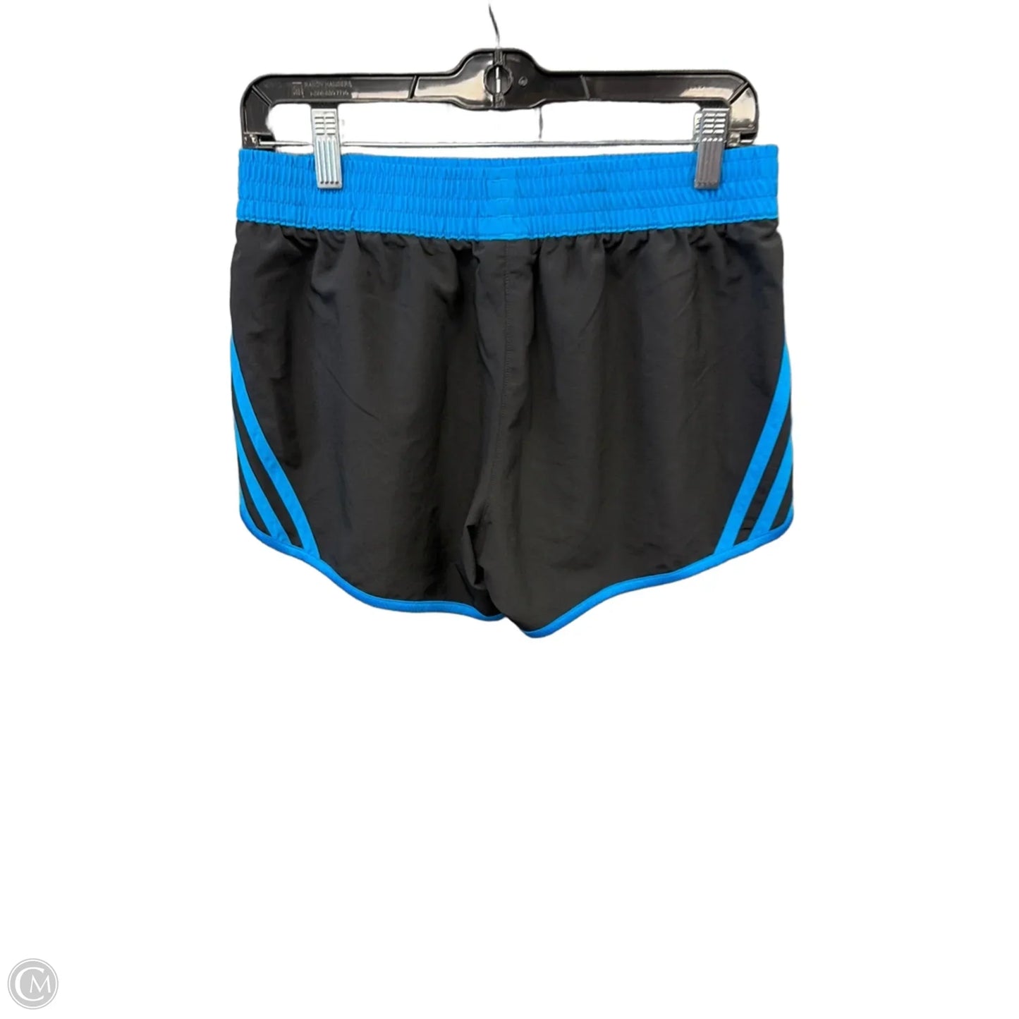 Athletic Shorts By Adidas In Black & Blue, Size: M