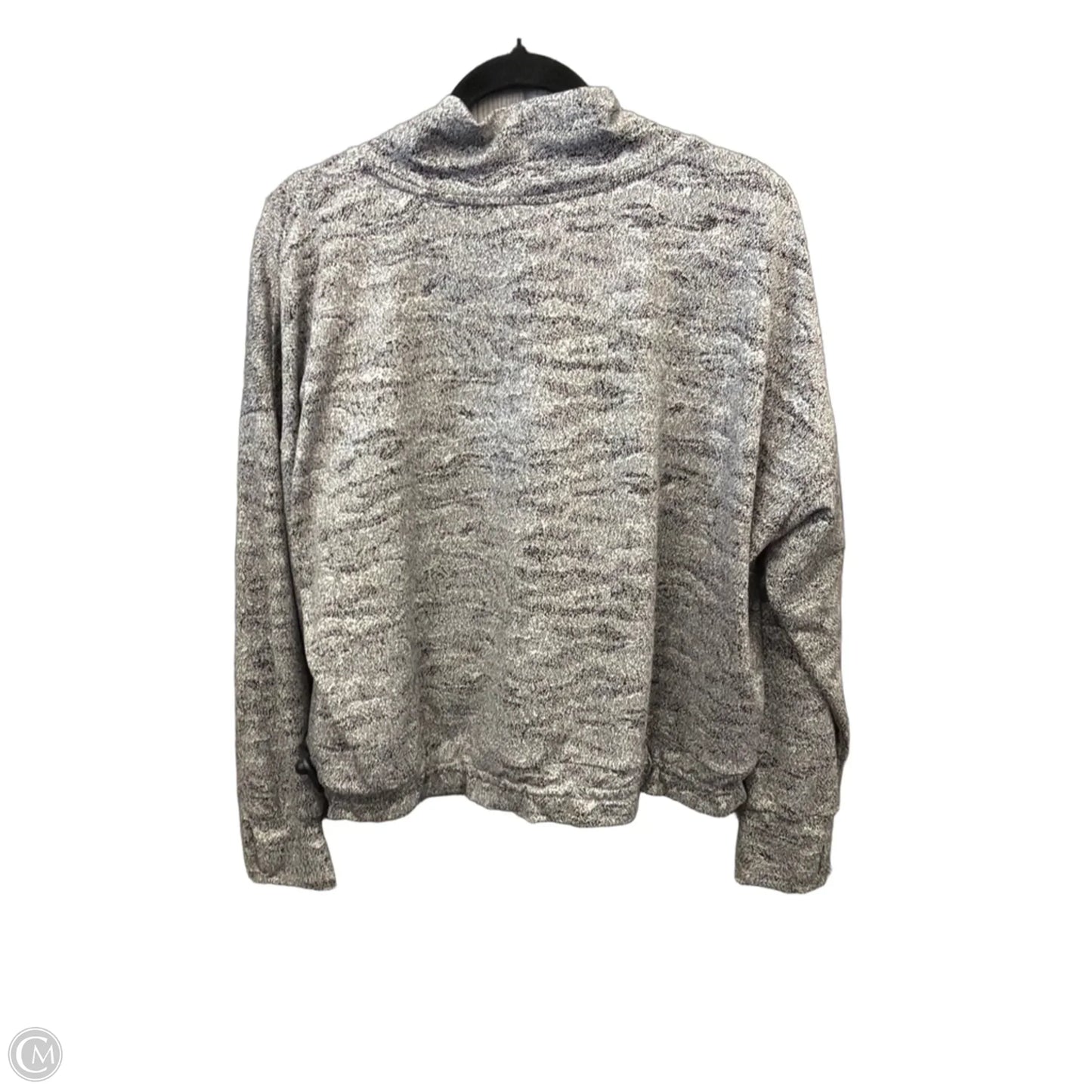 Athletic Top Long Sleeve Collar By Kyodan In Black, Size: Xl
