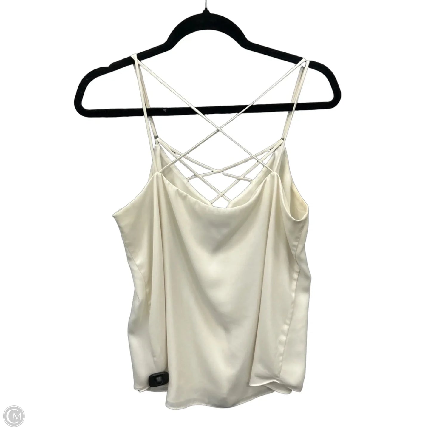 Top Sleeveless By Express In Cream, Size: L