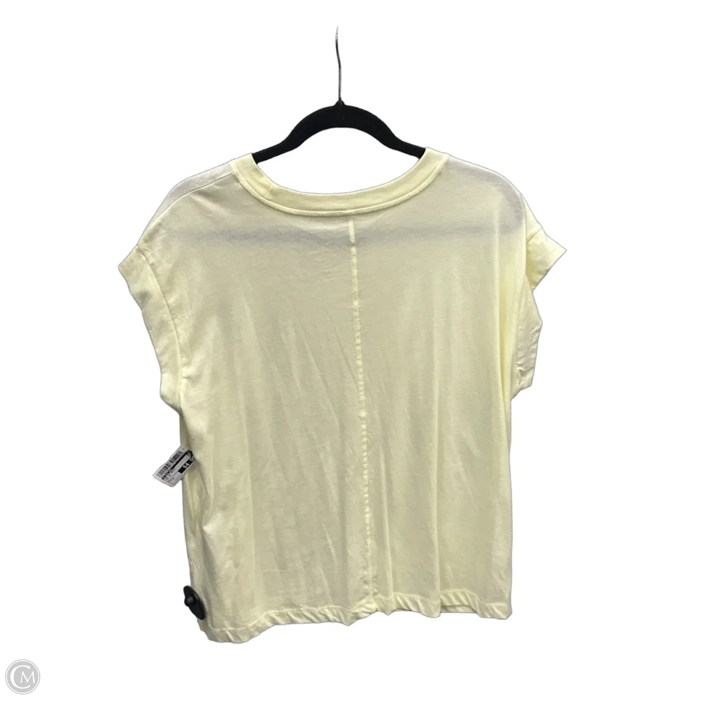 Top Short Sleeve Basic By A New Day In Yellow, Size: M