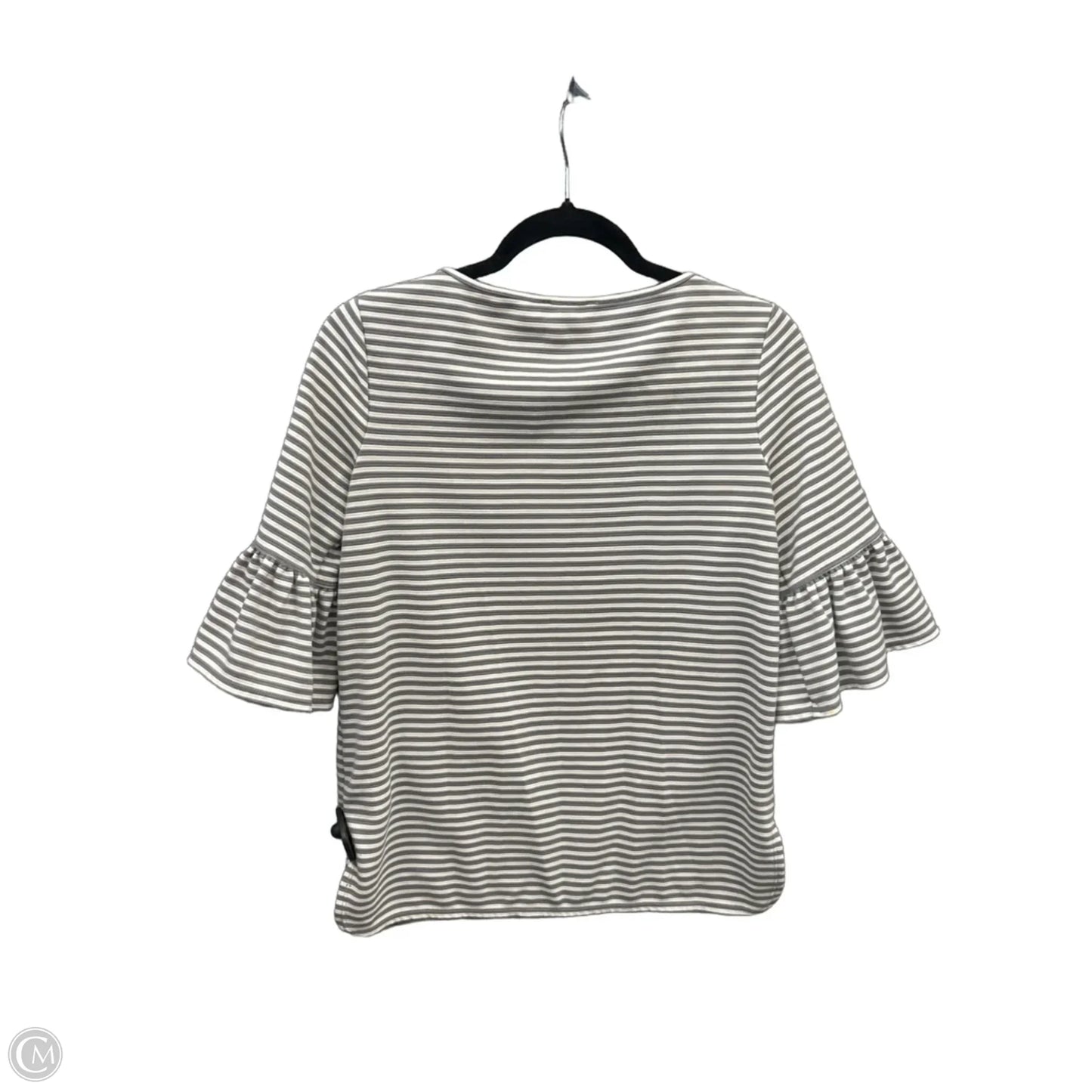 Top 3/4 Sleeve By Max Studio In Striped Pattern, Size: Xs