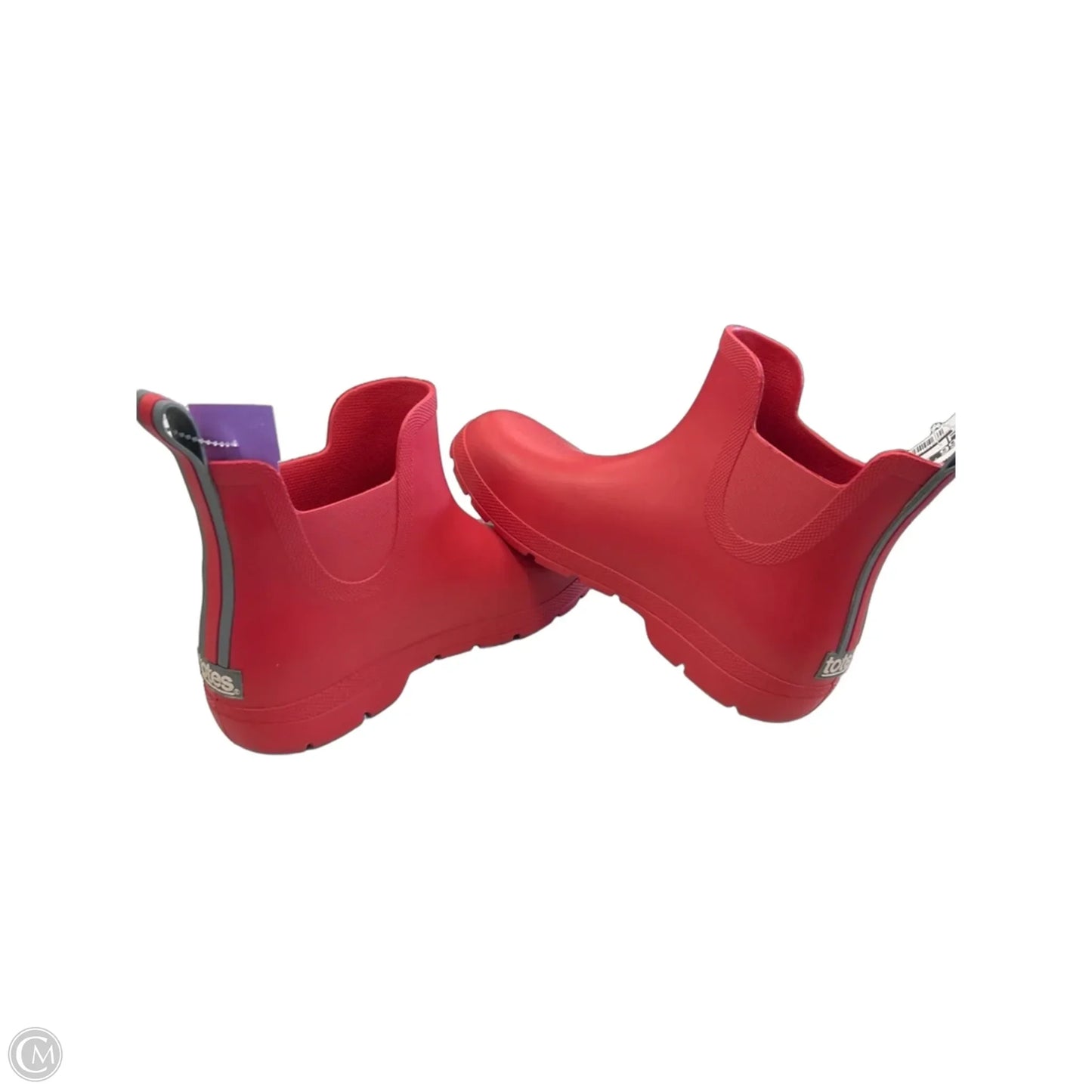 Boots Rain By Totes In Red, Size: 9