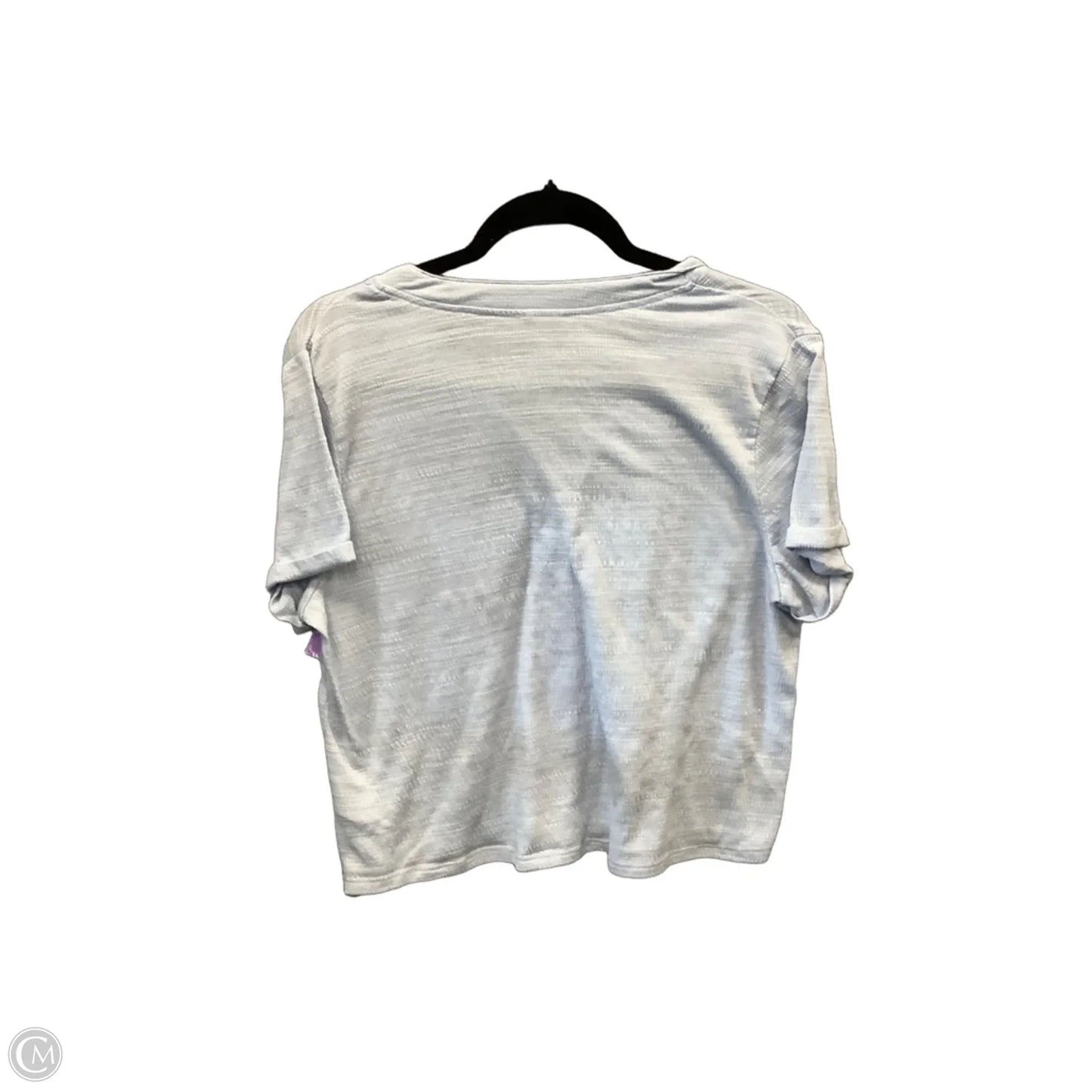 Top Short Sleeve By Clothes Mentor In Blue, Size: L