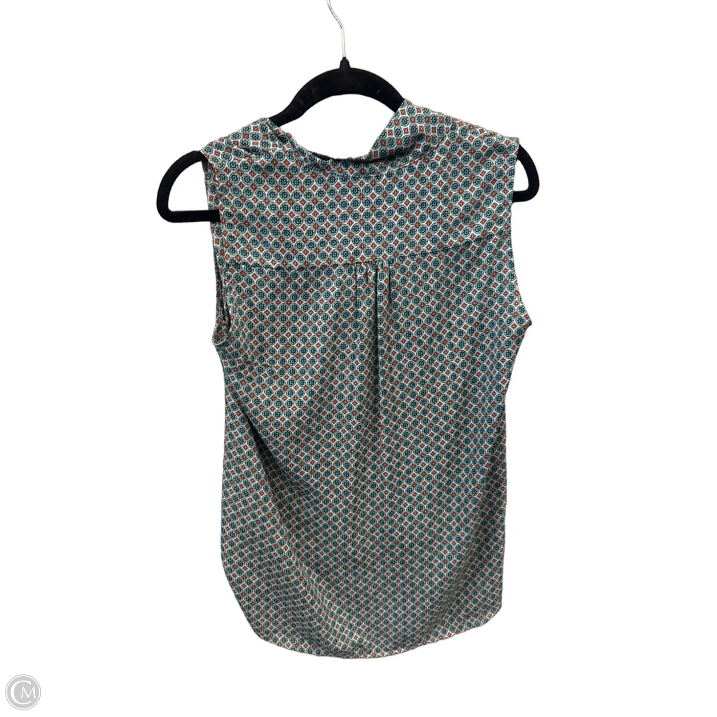 Top Sleeveless By Pleione In Green, Size: S