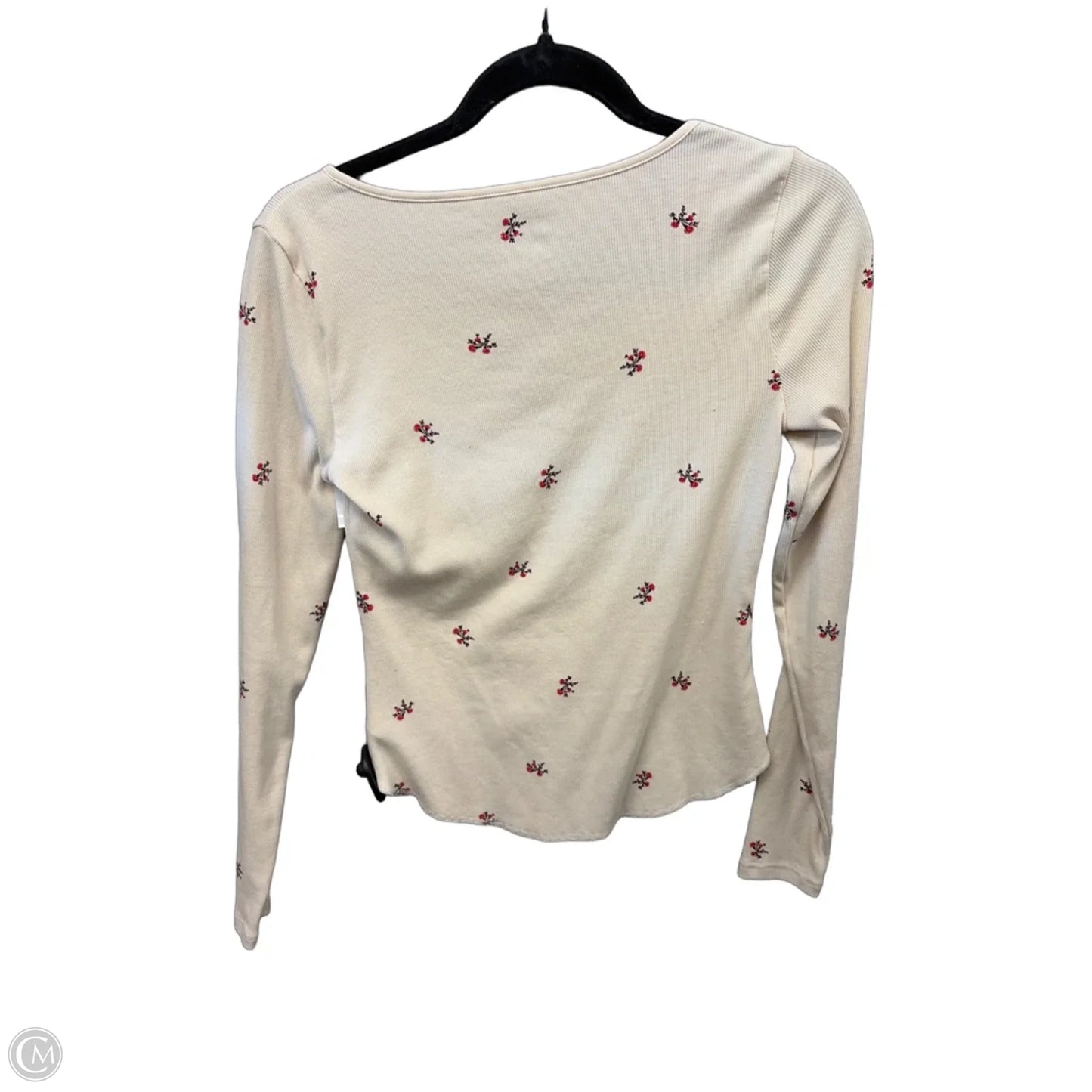 Top Long Sleeve By Old Navy In Tan, Size: S