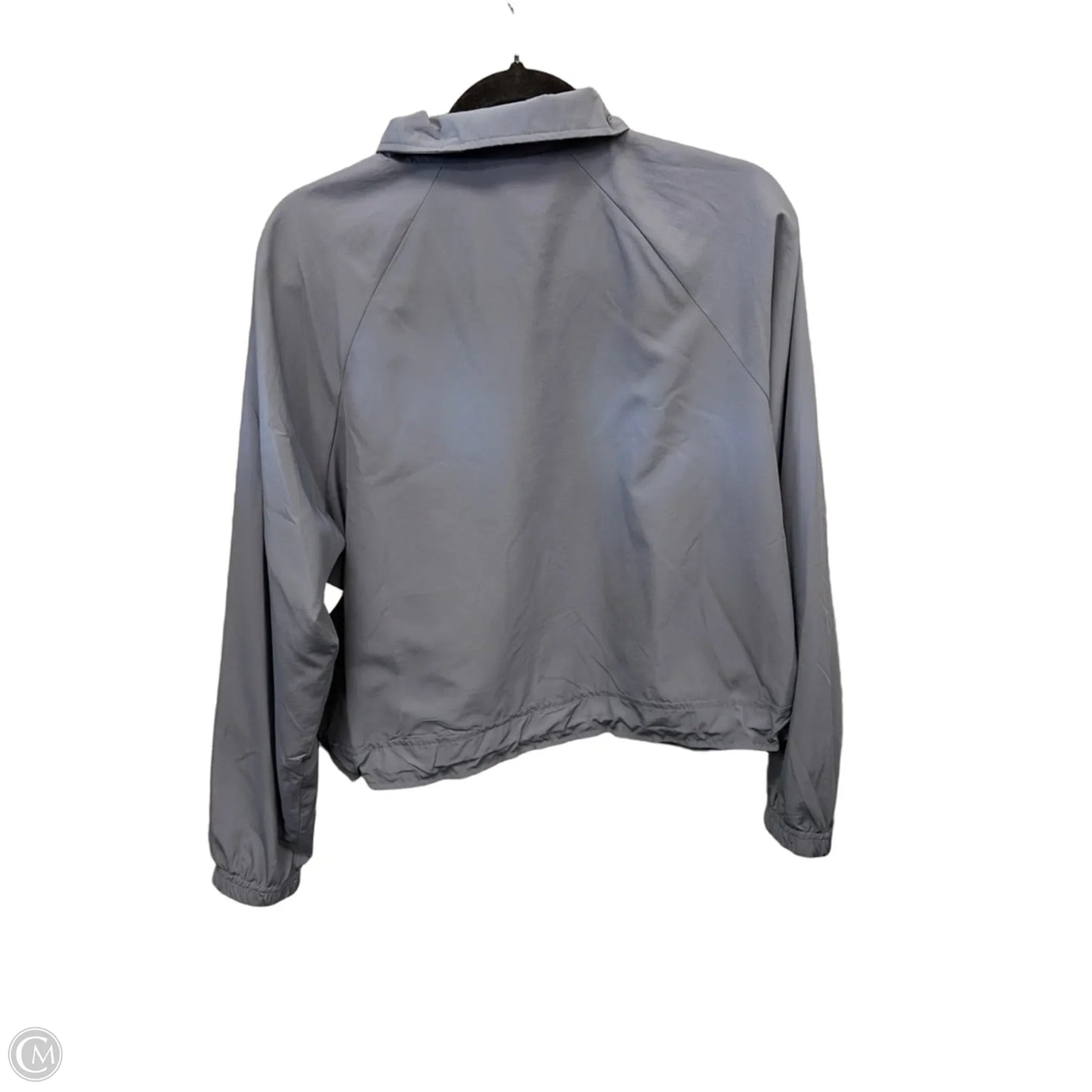 Jacket Windbreaker By Ultra Flirt In Blue, Size: M