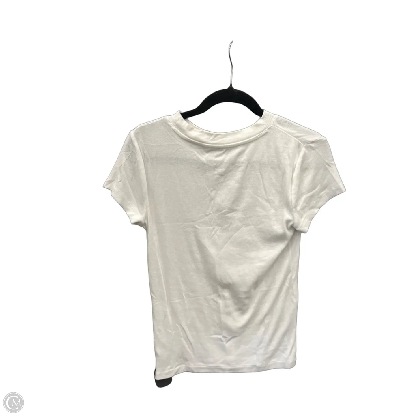 Top Short Sleeve Basic By A New Day In White, Size: S