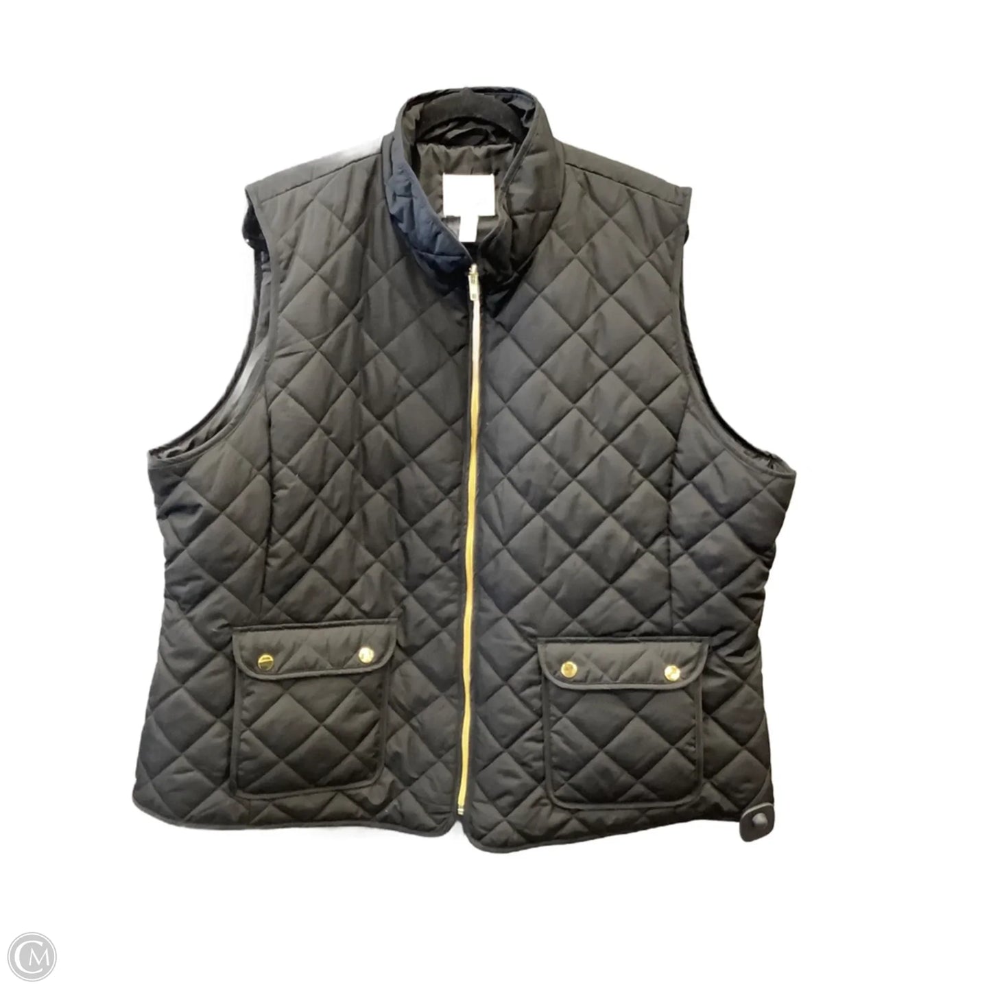 Vest Puffer & Quilted By St Johns Bay In Black, Size: 2x