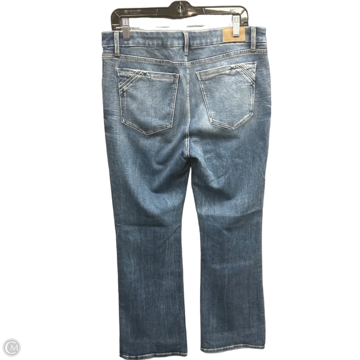 Jeans Boot Cut By Buckle Black In Blue Denim, Size: 12
