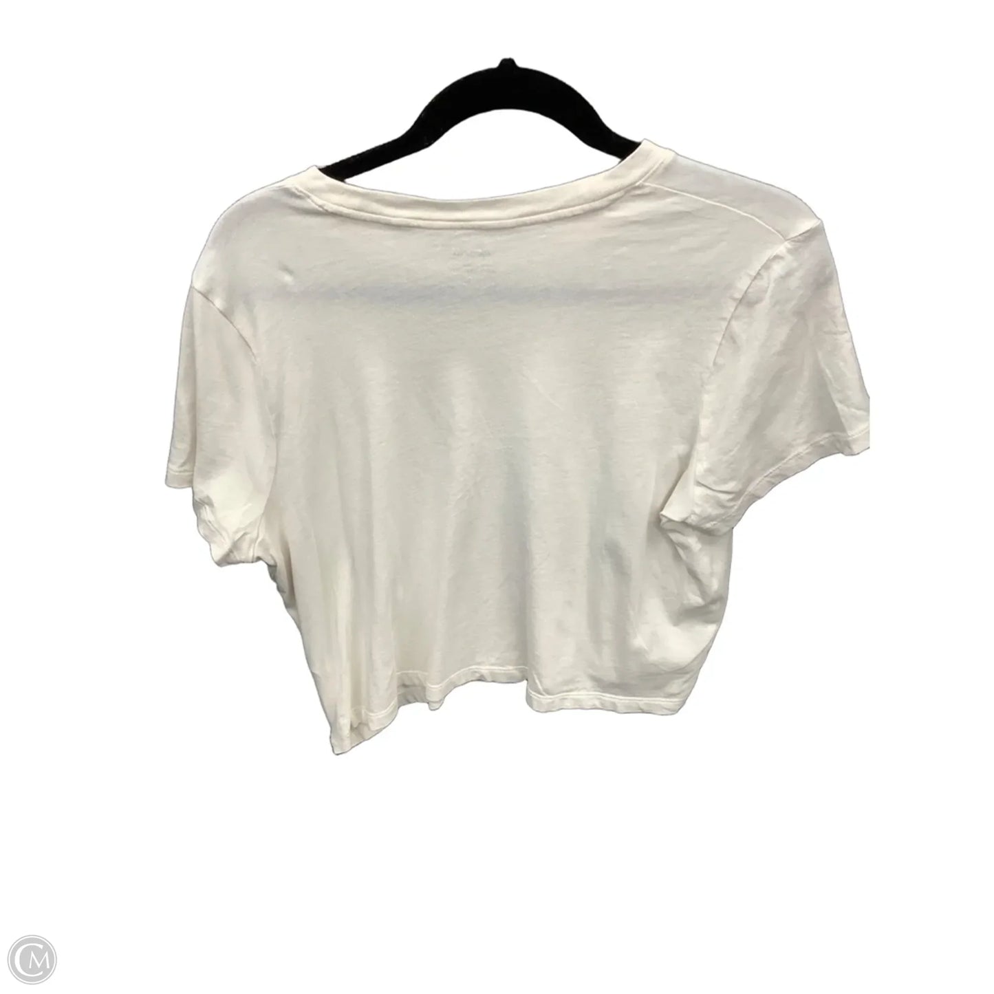 Top Short Sleeve Basic By Madewell In White, Size: M