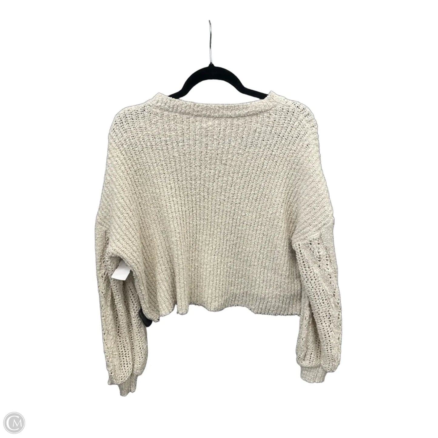 Sweater By Dreamers In Cream, Size: M