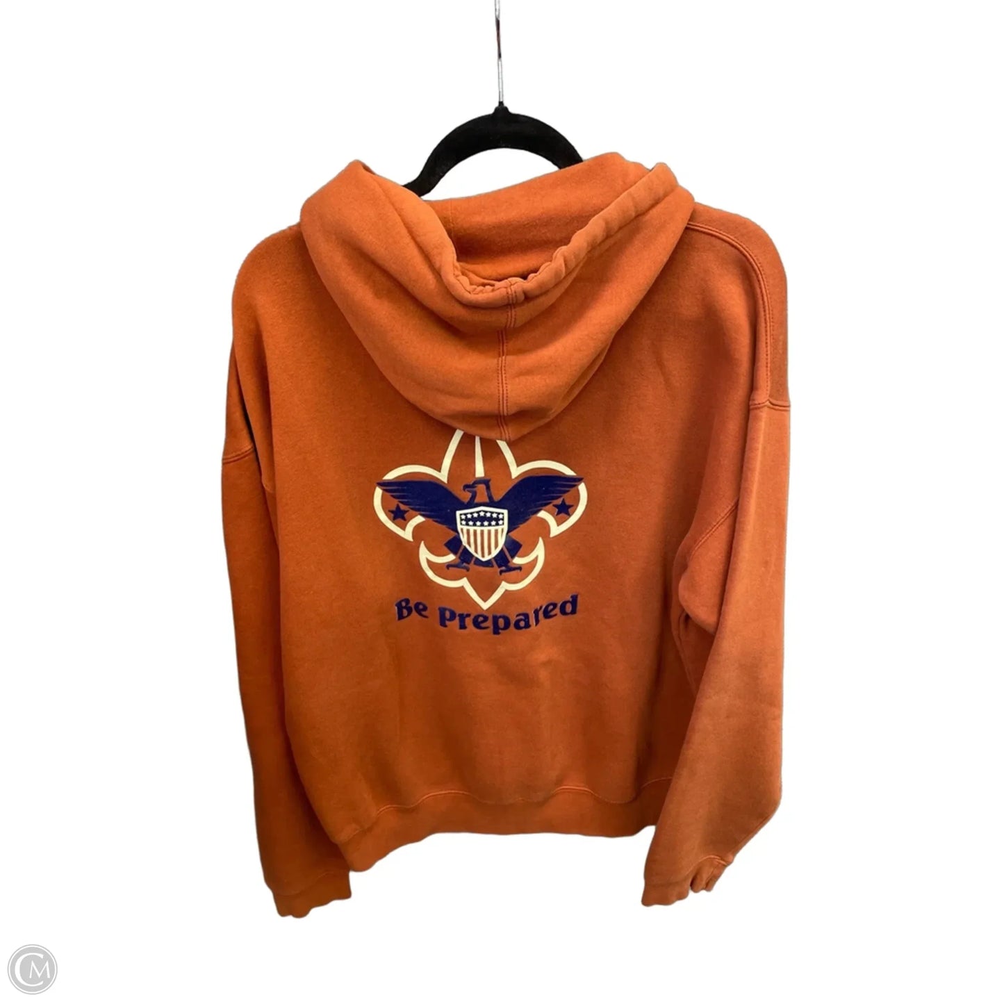 Sweatshirt Hoodie By Clothes Mentor In Orange, Size: L
