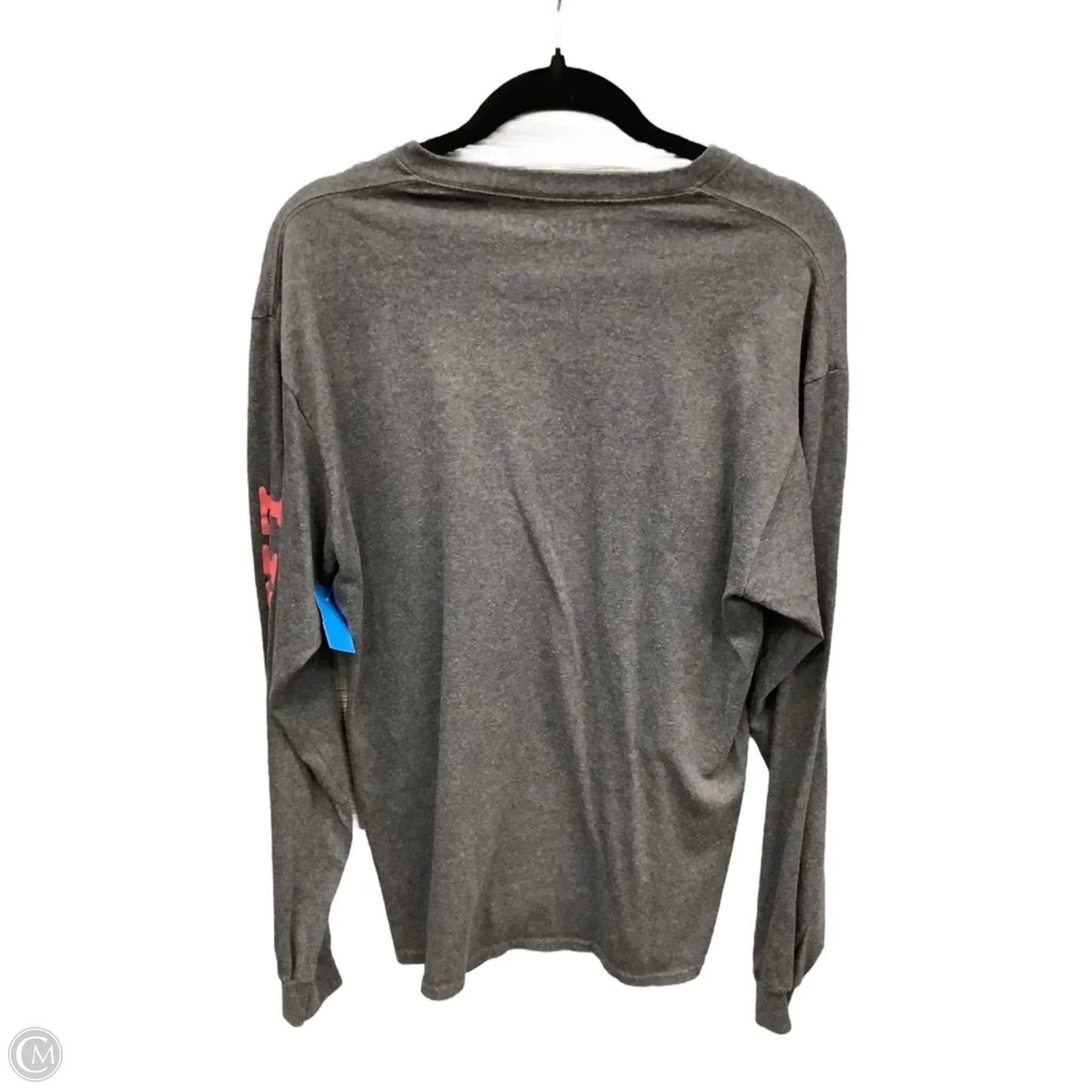 Top Long Sleeve Basic By Clothes Mentor In Grey, Size: L